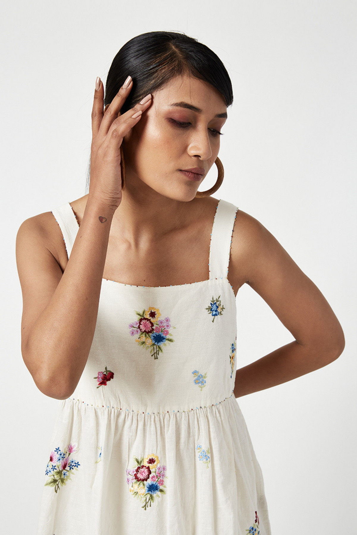 Majorelle Embroidered Top