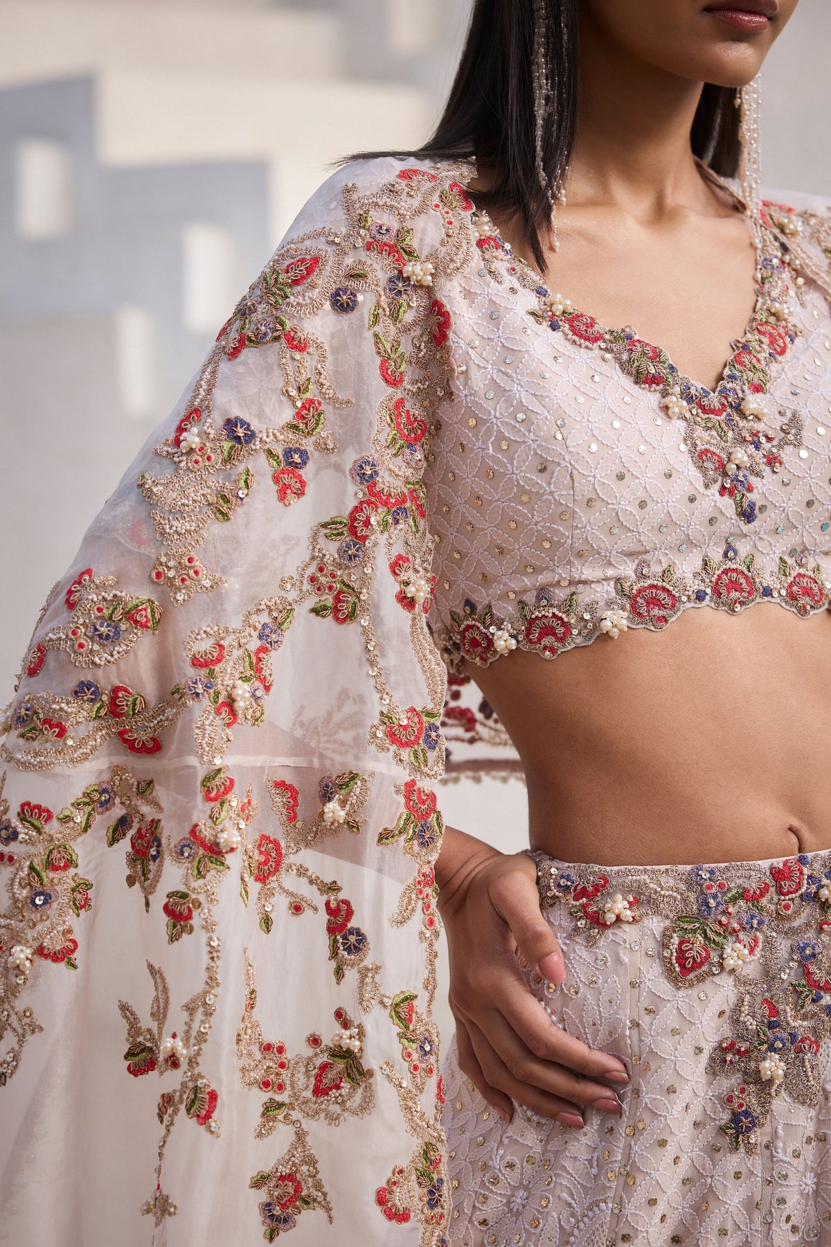 Paisley Dream Chikankari Lehenga Set