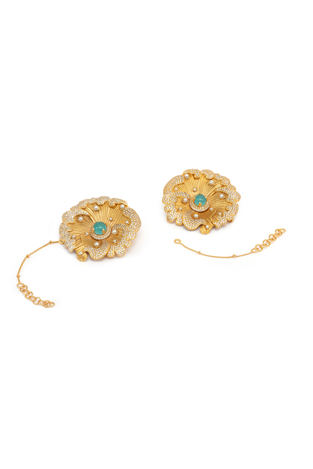 Odeta Floral Studs