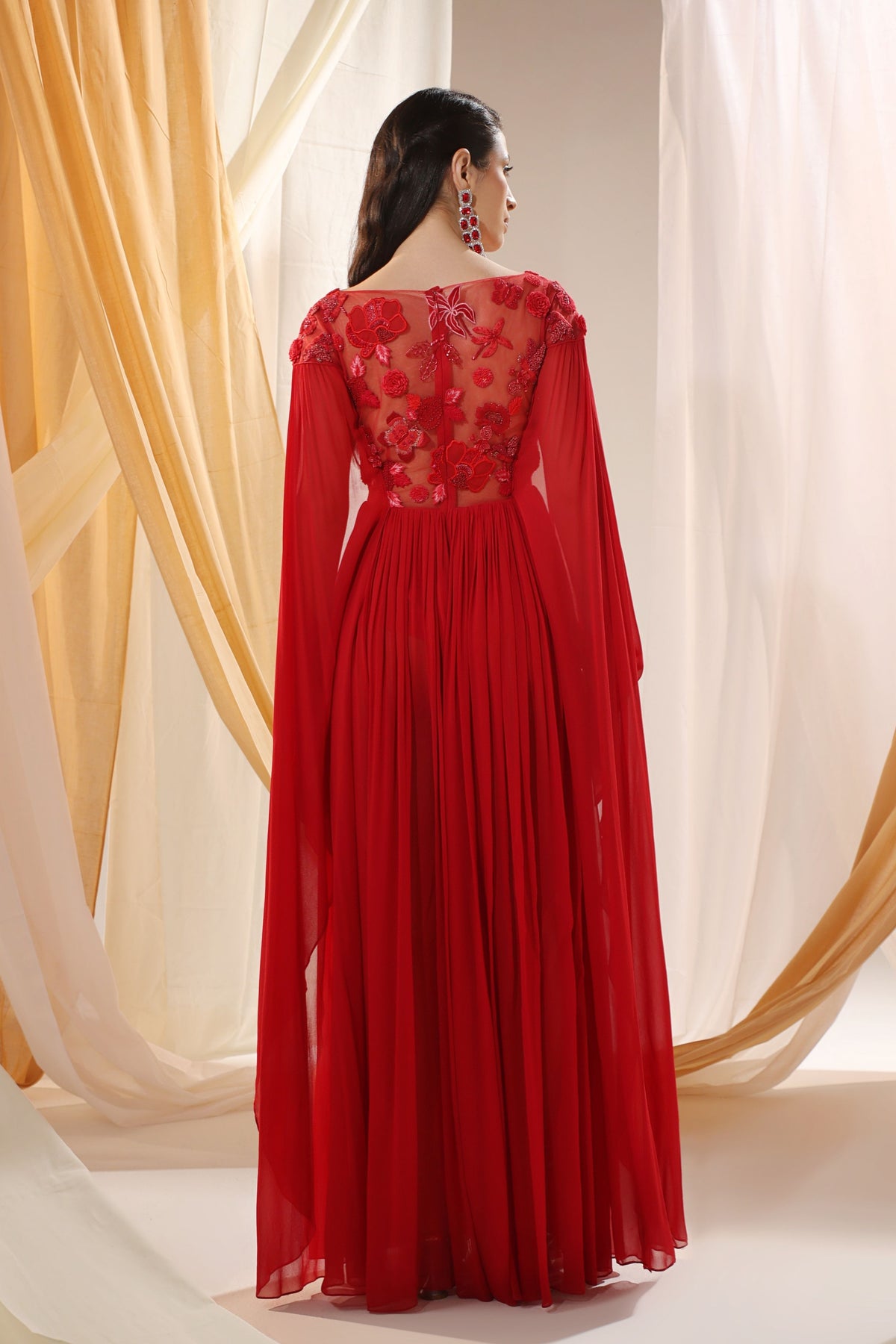 Scarlet Red Gown