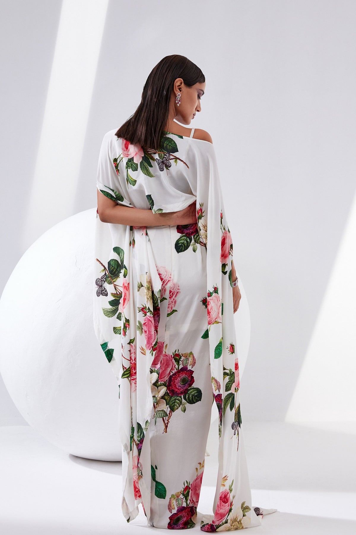 Orchid Floral Kaftan Set