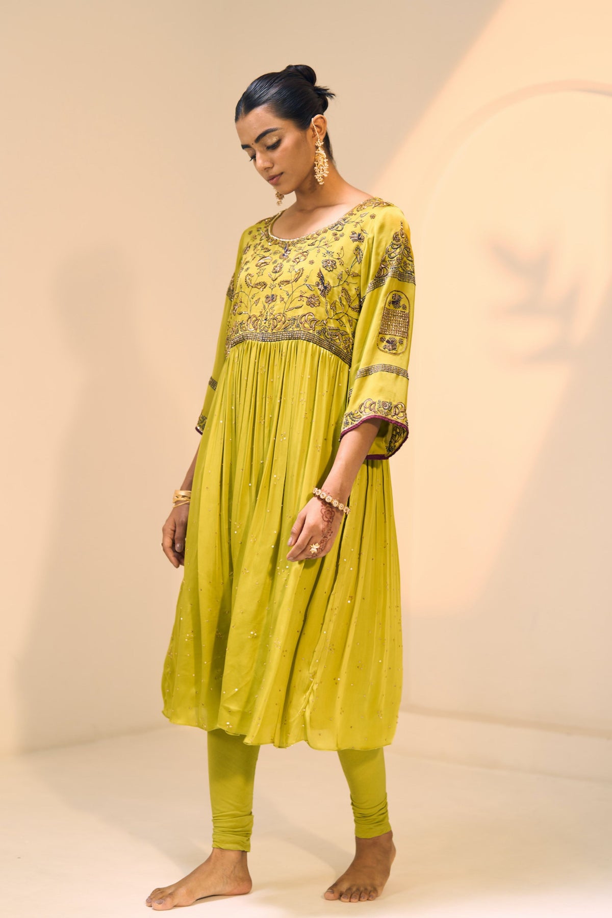 Green Lavanya Kurta Set