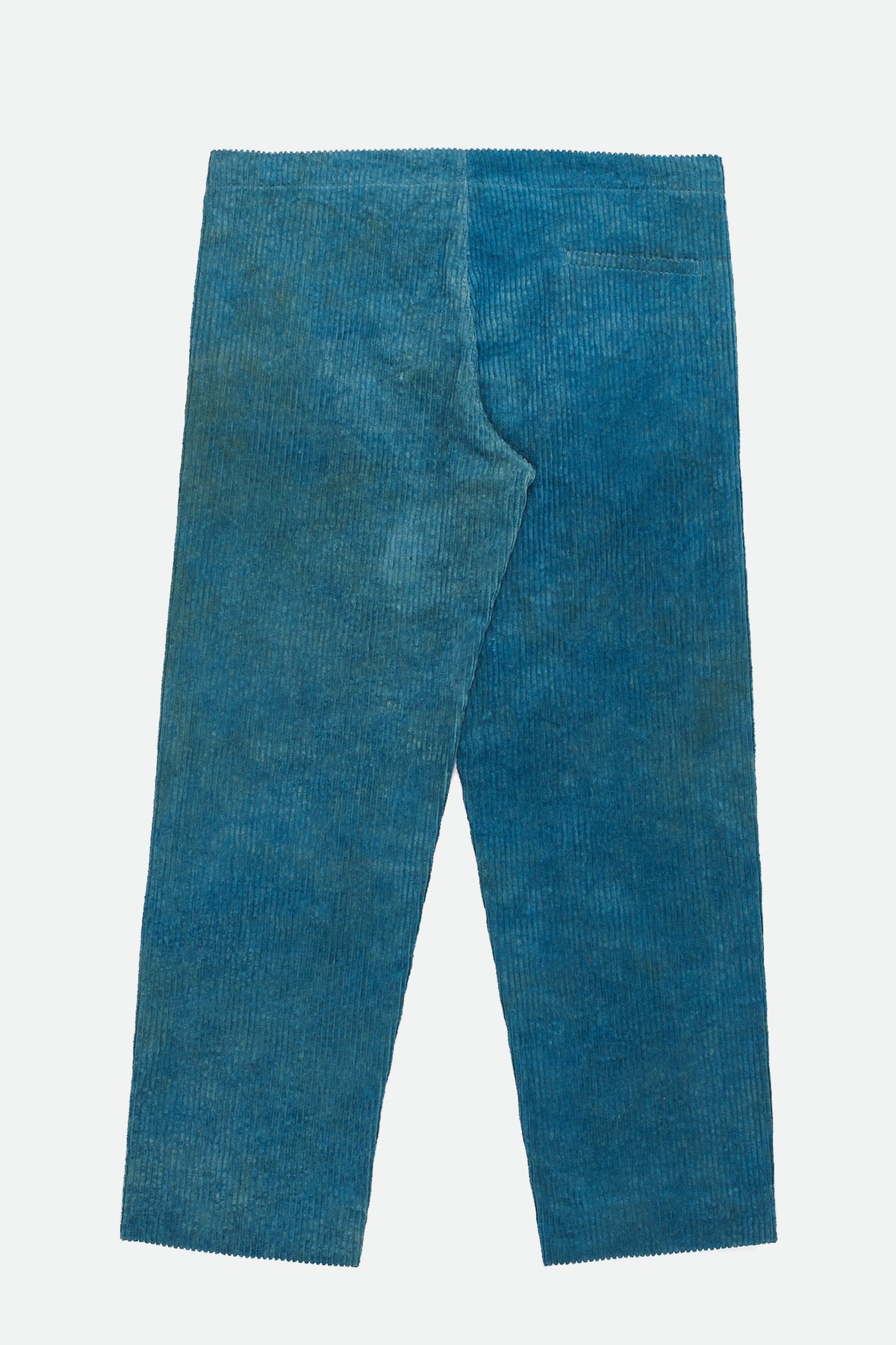 Turquoise Solid Drawstring Pants