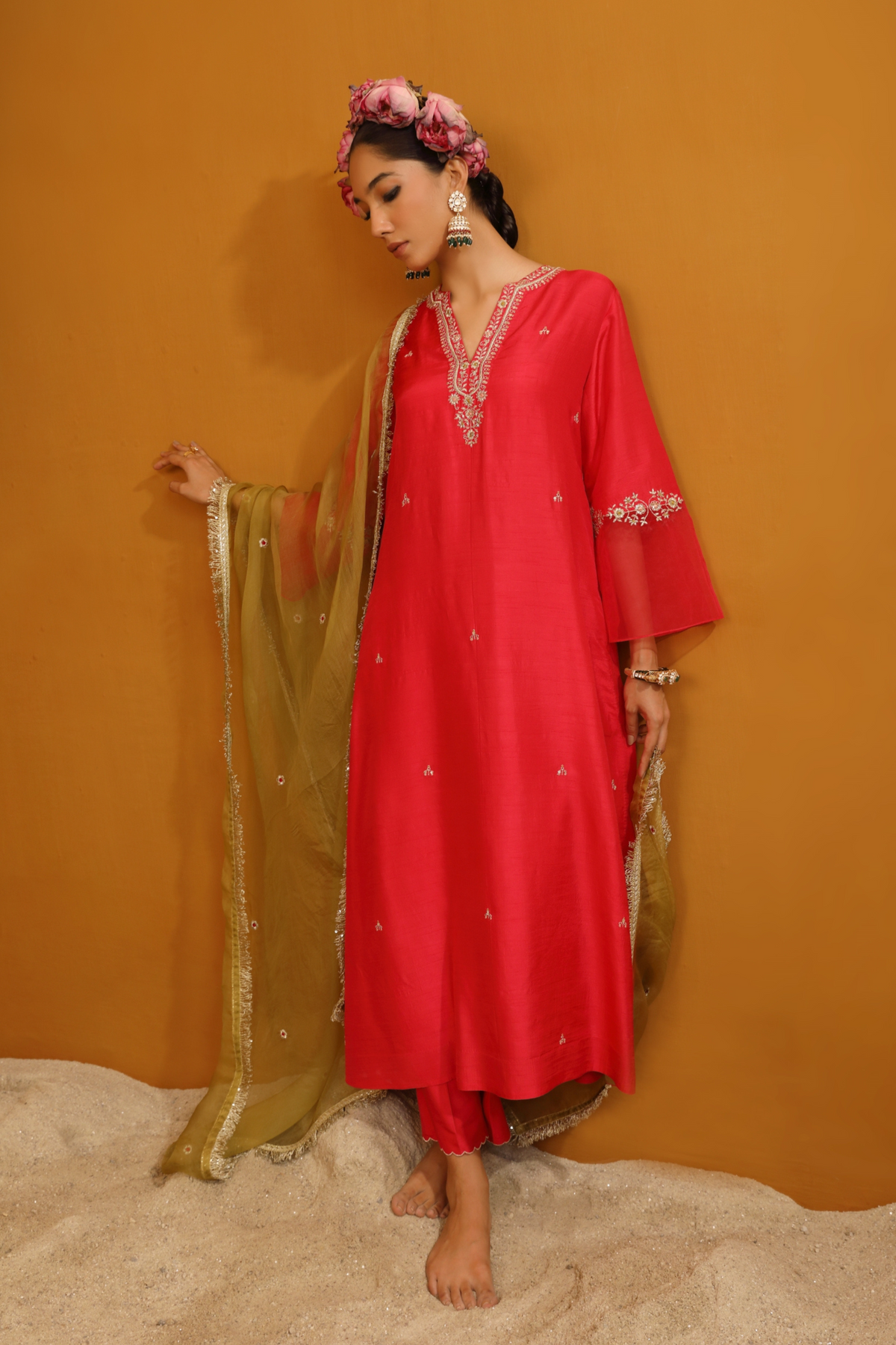 Shehnaz Pink Kurta Set