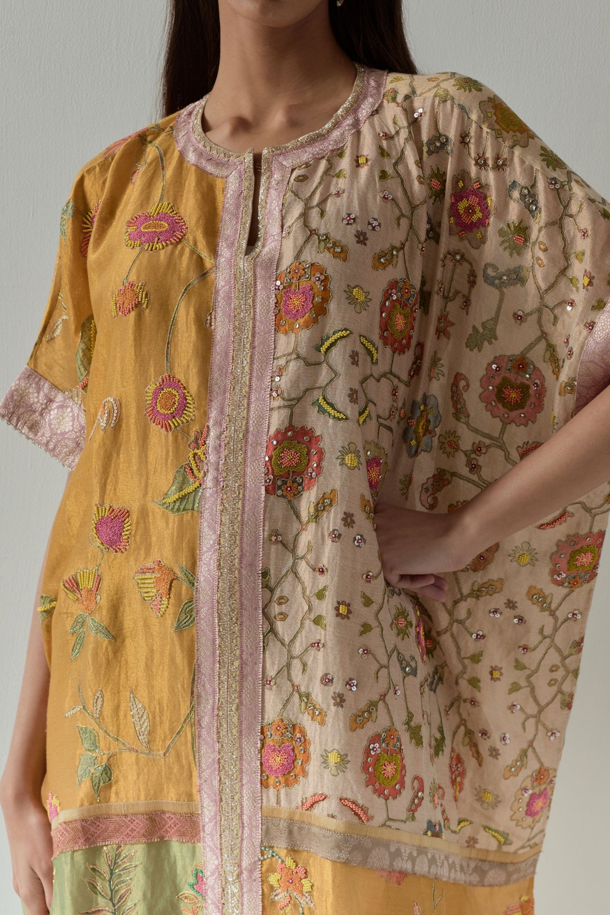 Printed Tissue Kaftan