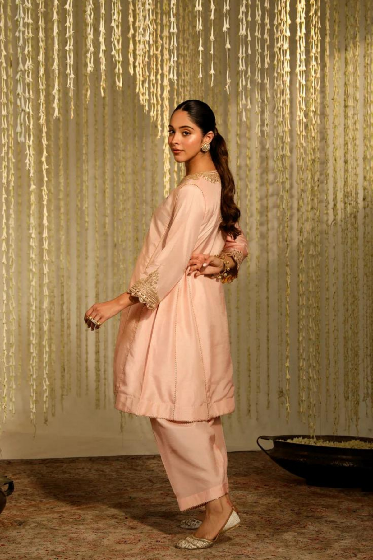 Mehnaaz Rose Pink Kurta Set