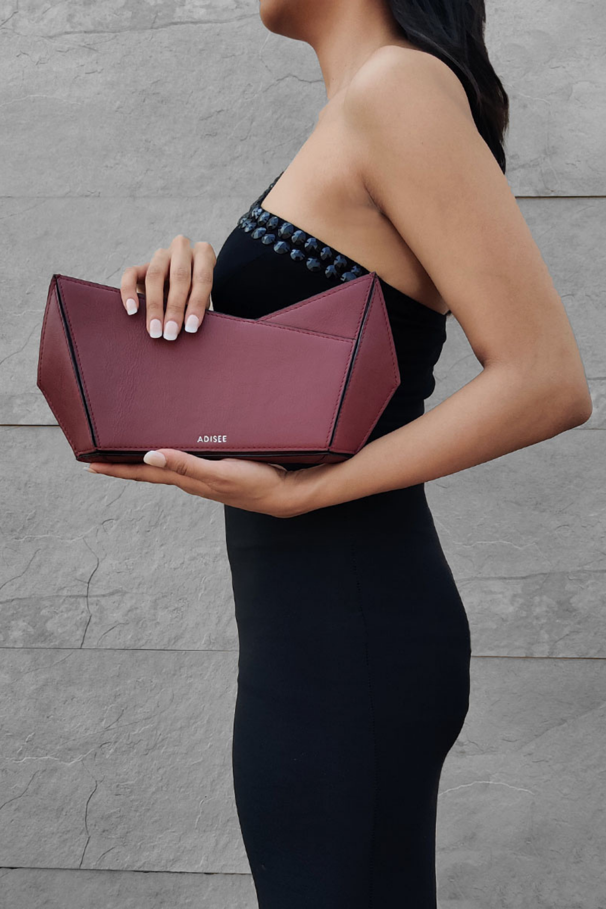 Farrah Maroon Handbag