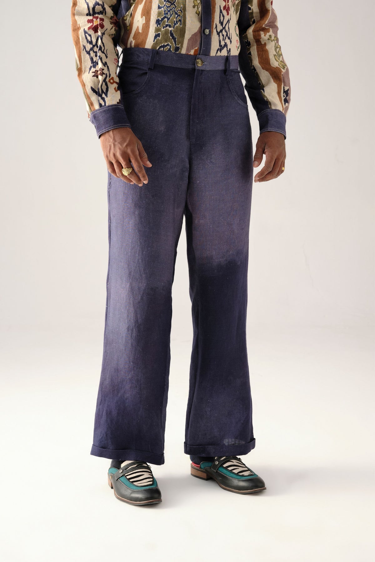 Blue 70&#39;s Pants