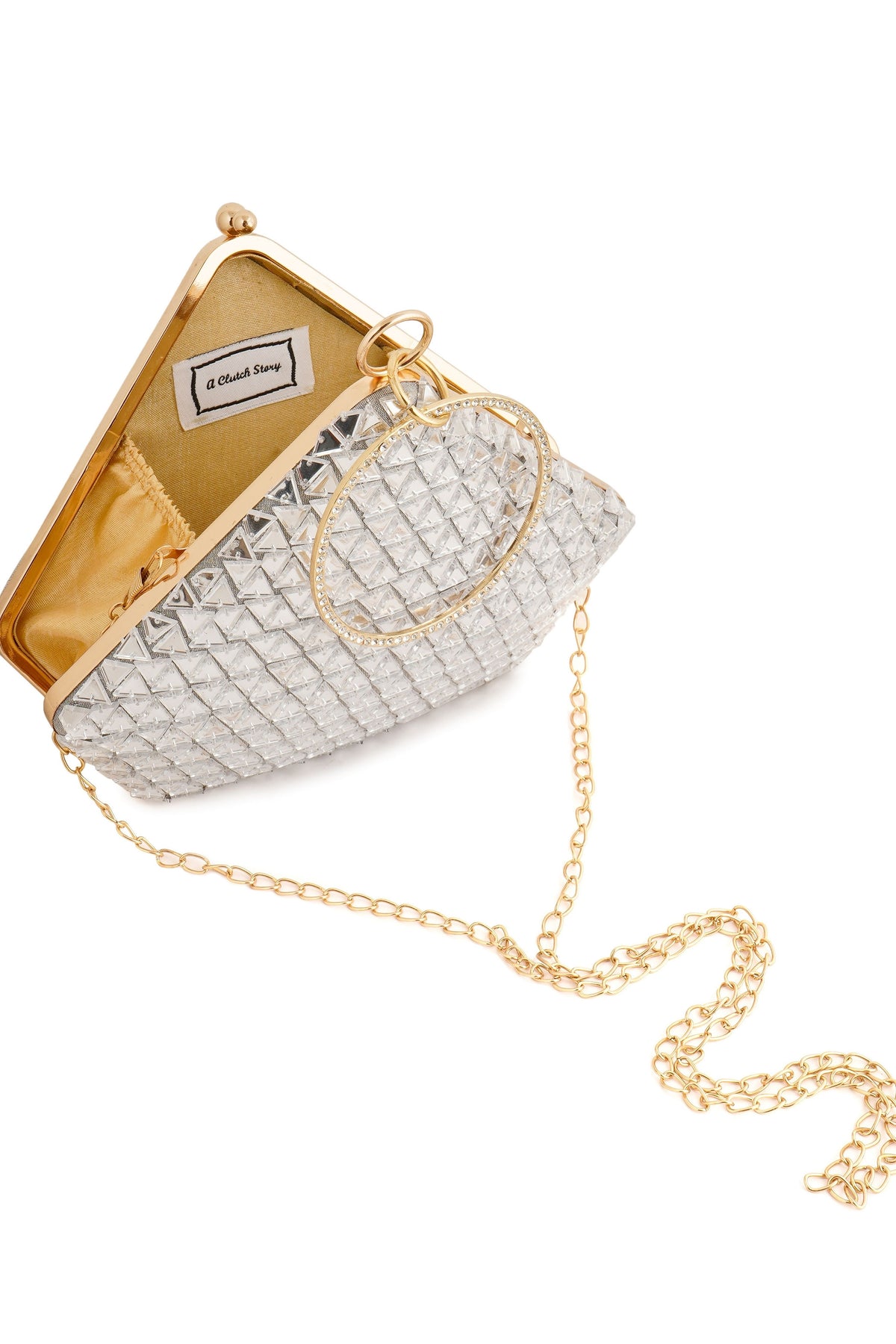 Dazzling Diamond Clutch