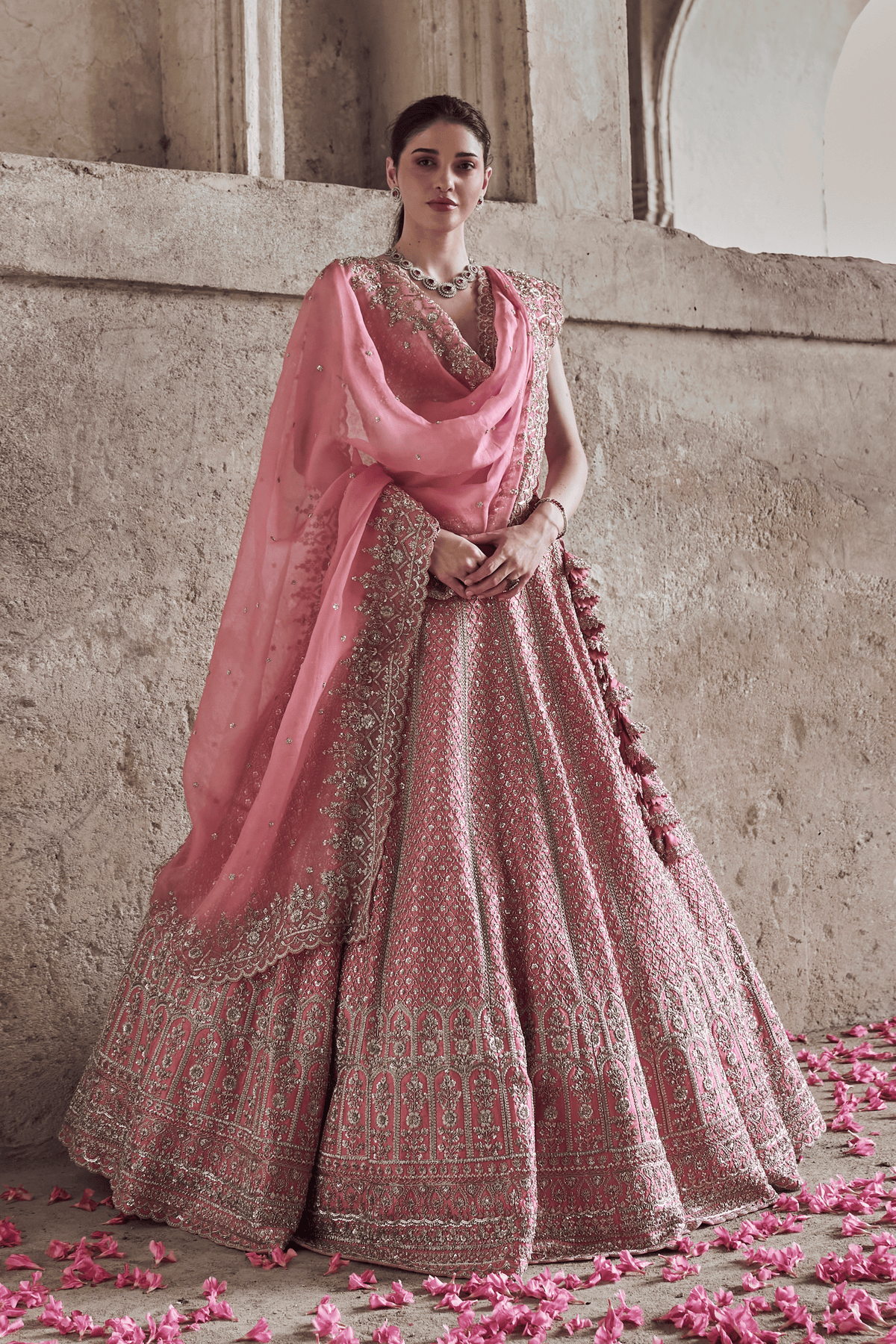 Pink Gulab Lehenga Set