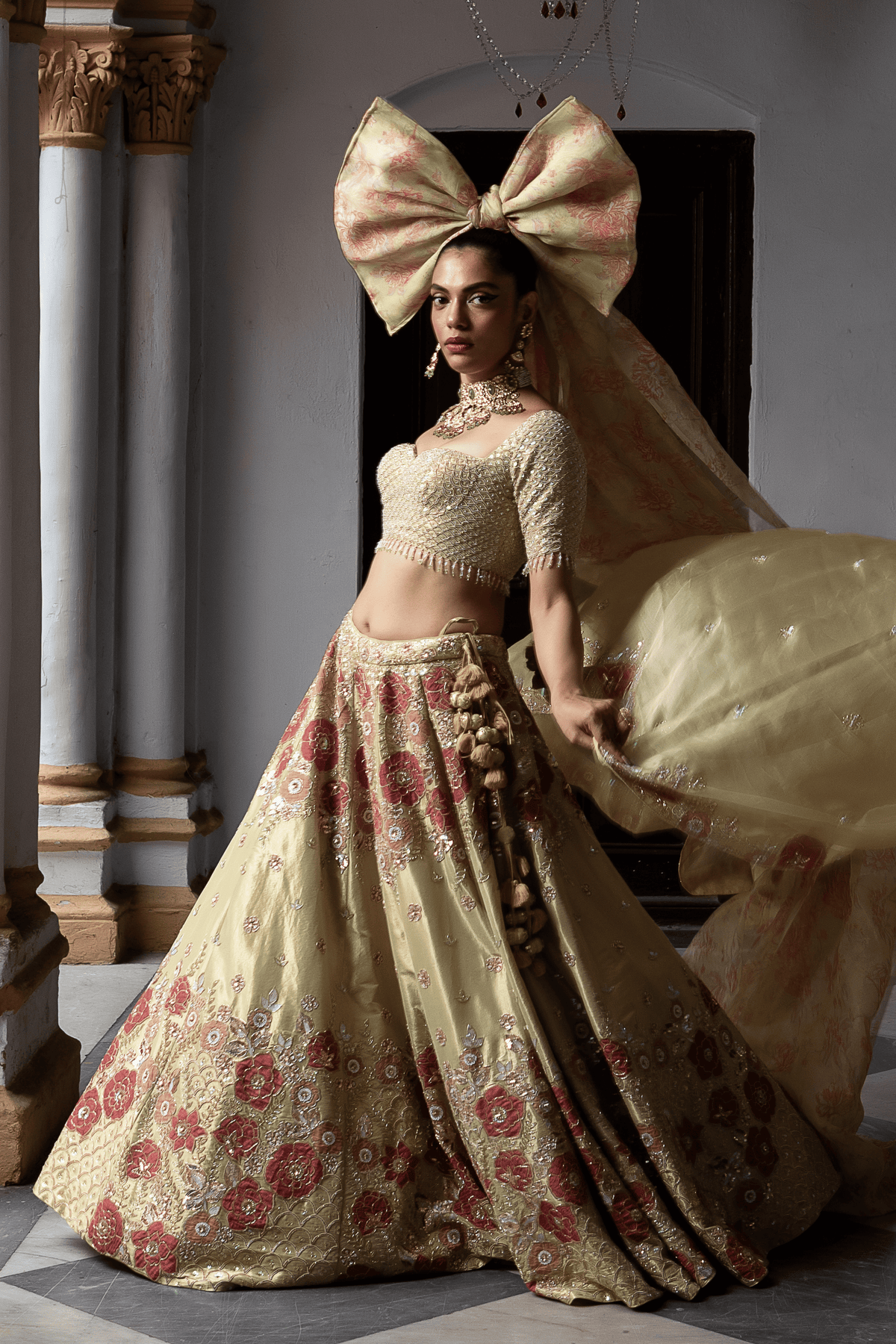 Golden Hue Bridal Lehenga