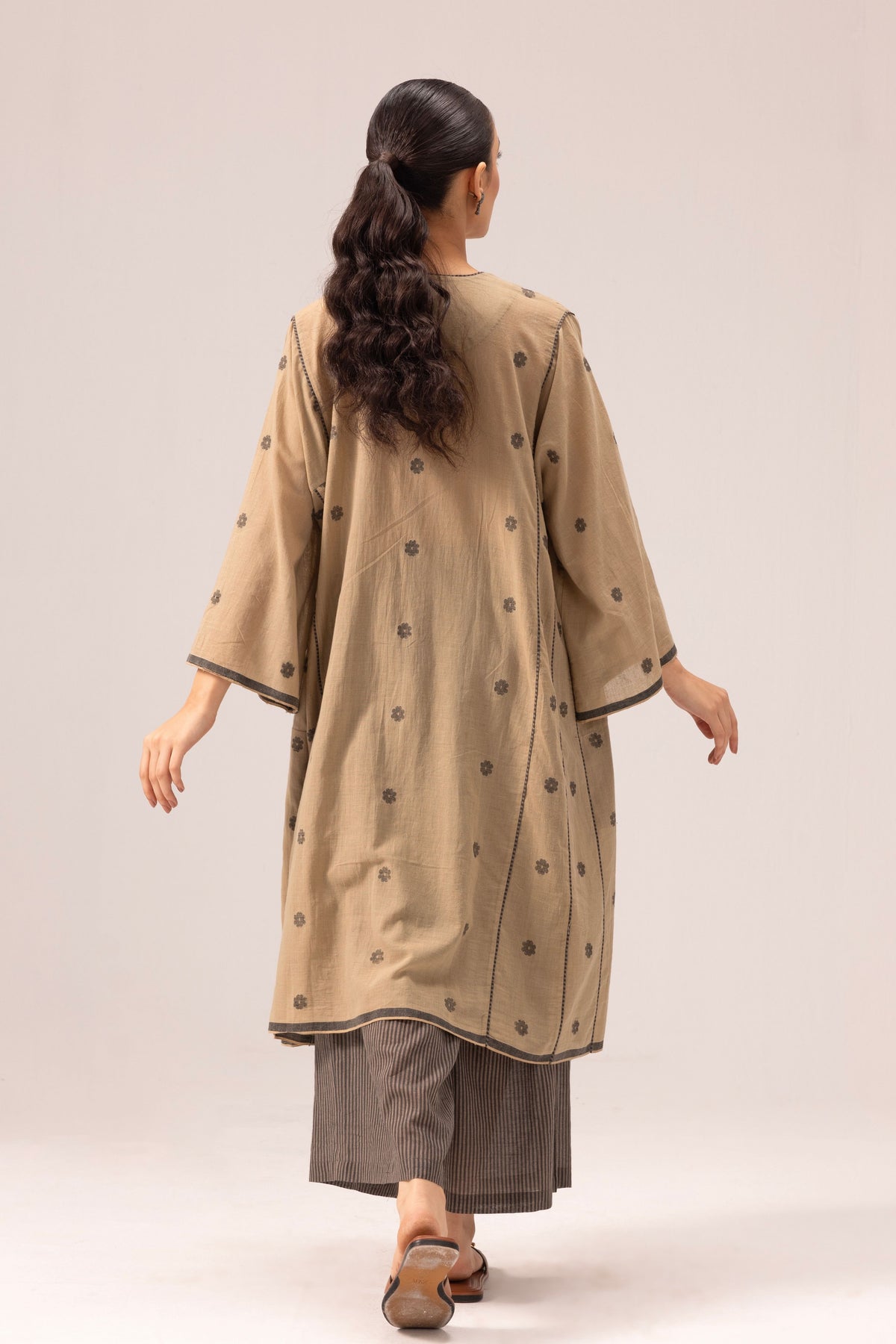 Muskan Brown Kurta Set