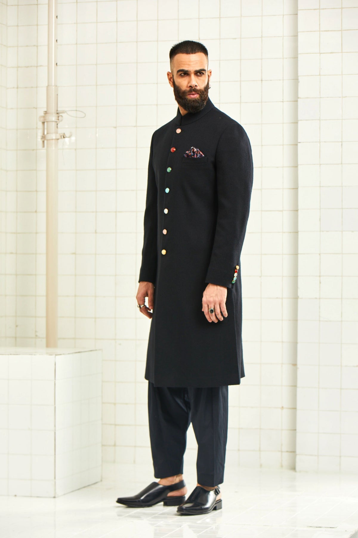 Saej Classic Wool Sherwani