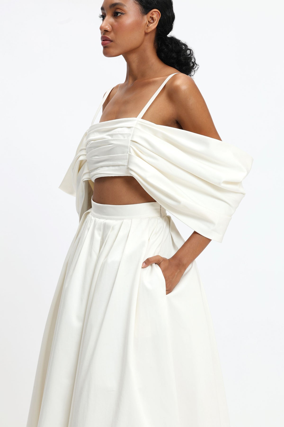 Draped Crop Top