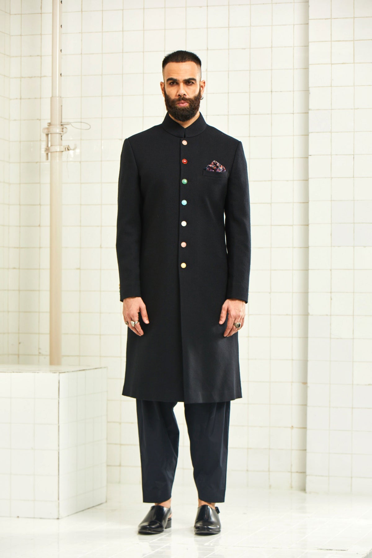 Saej Classic Wool Sherwani