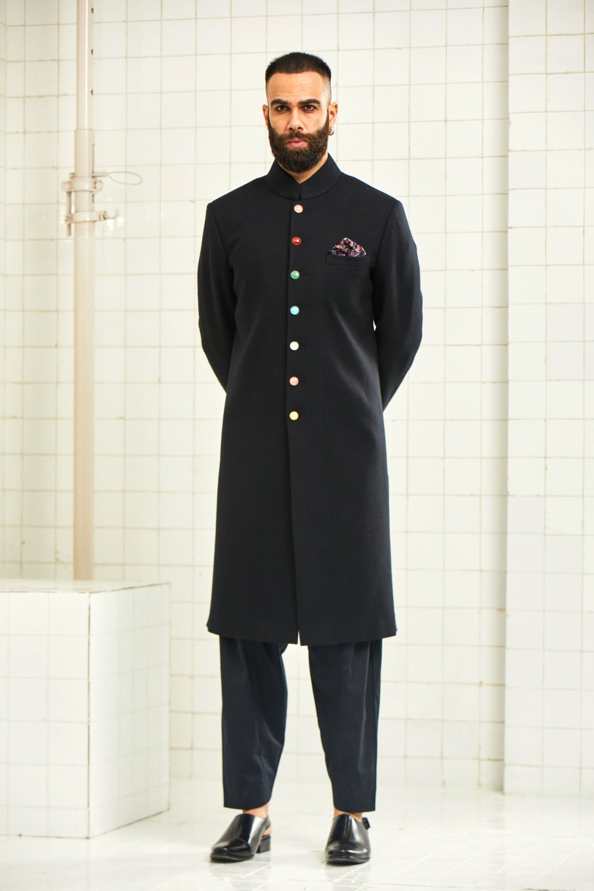 Saej Classic Wool Sherwani