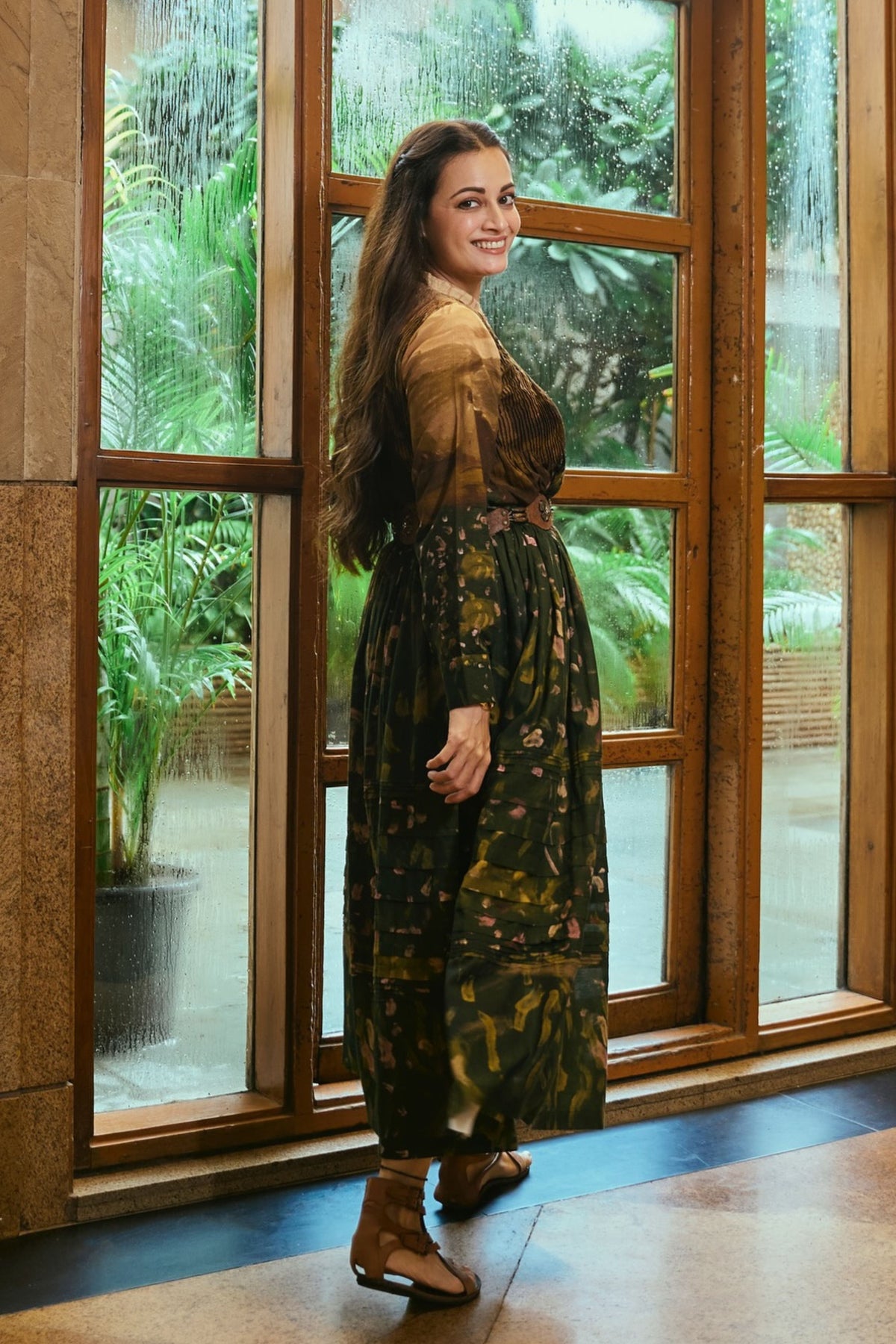 Dia Mirza in Cord