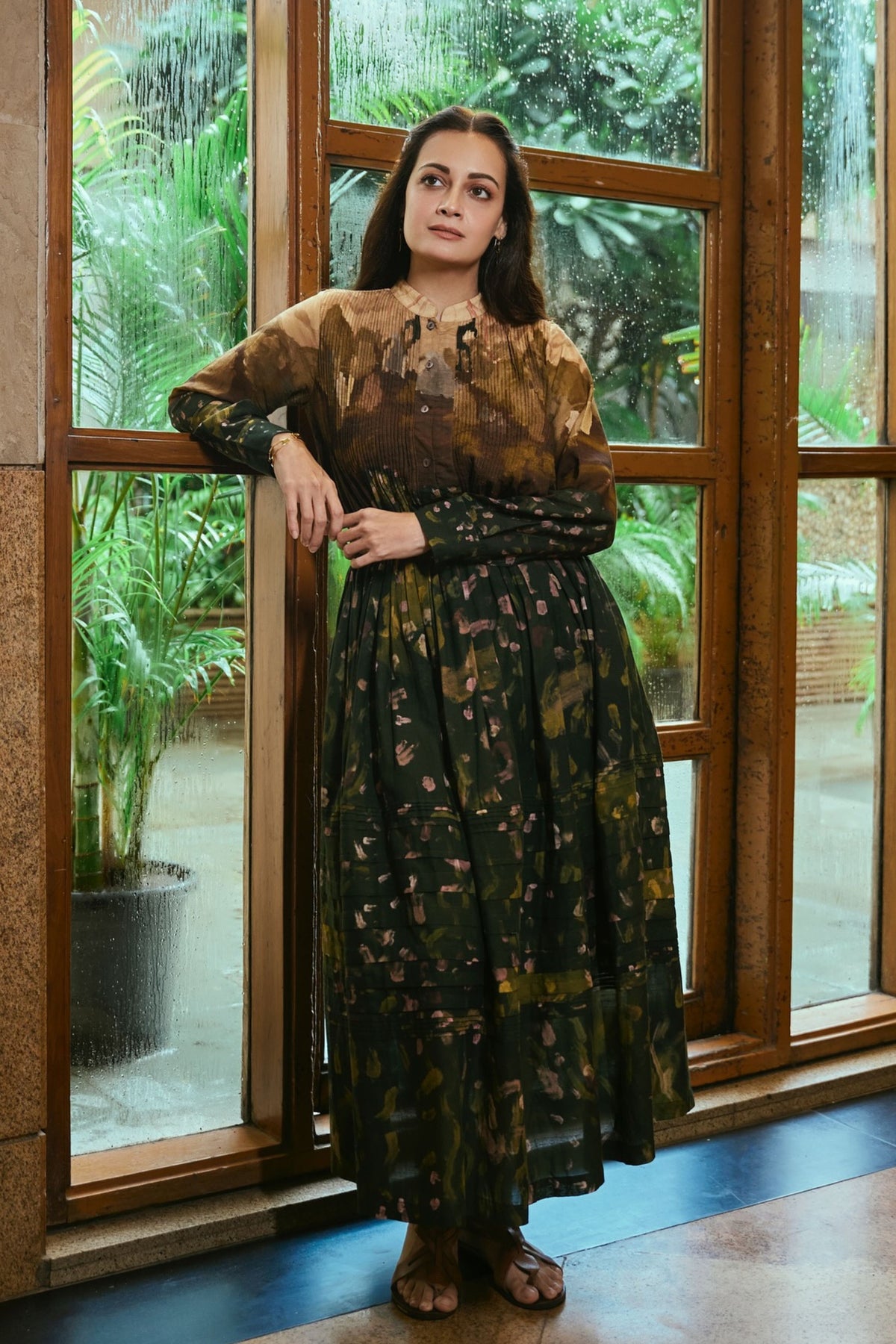 Dia Mirza in Cord