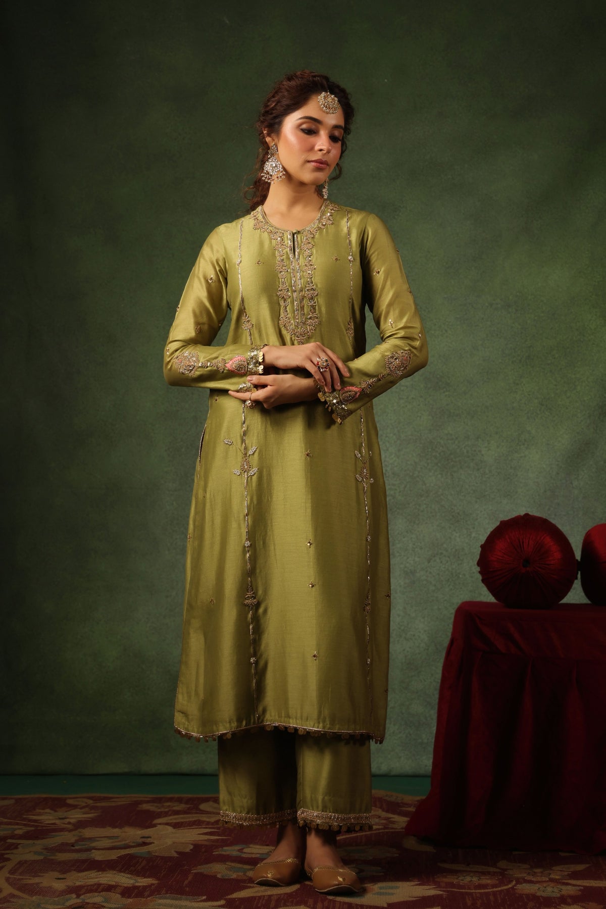 Hara Kurta Set