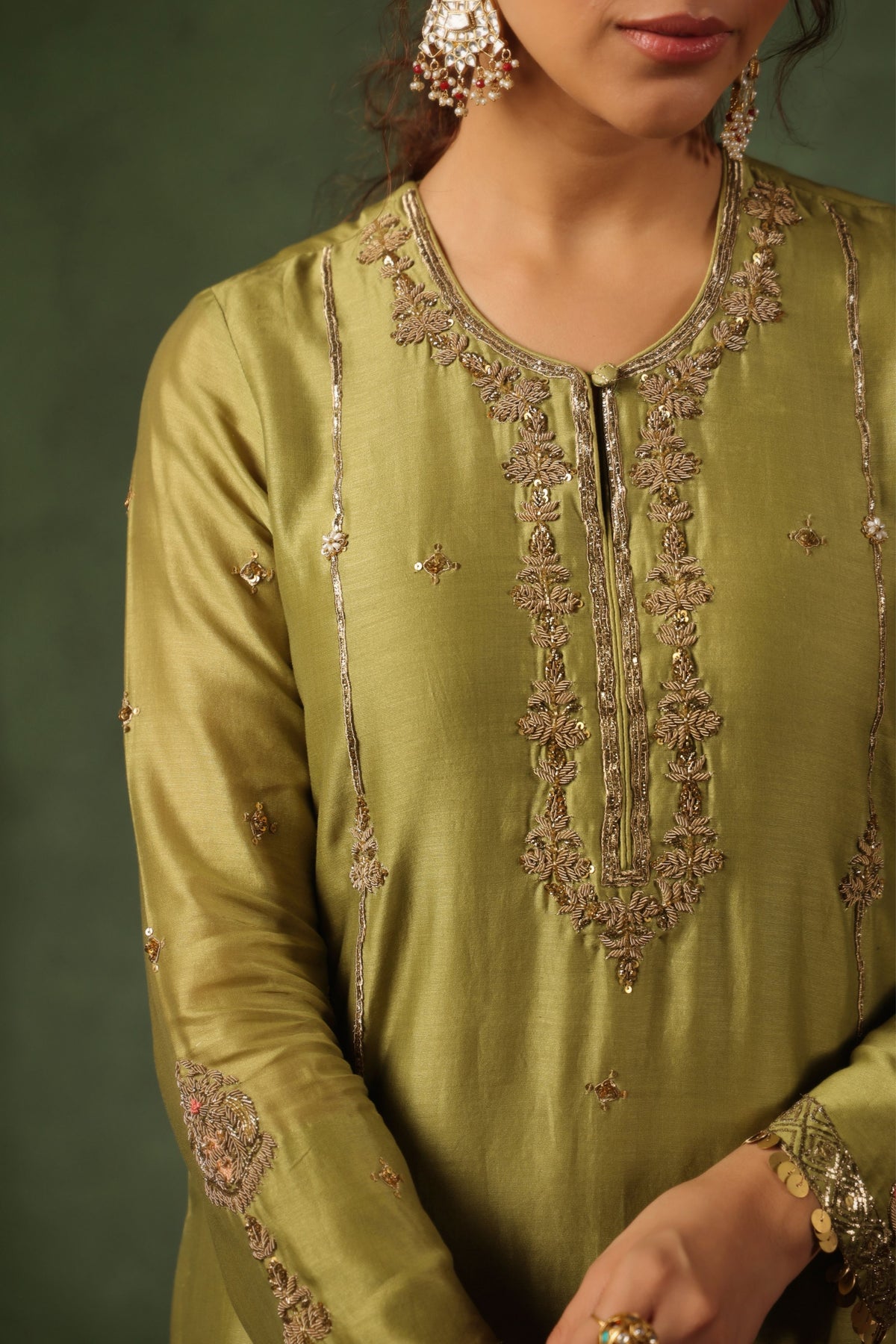 Hara Kurta Set