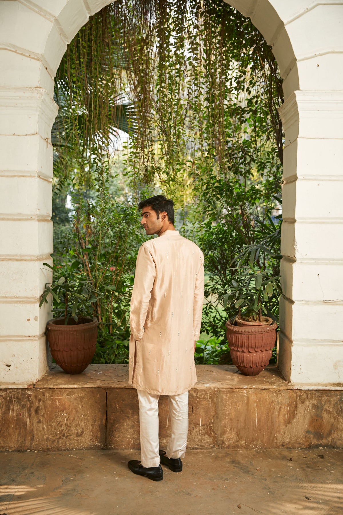 Parsi Gaara Mirrorwork Kurta Set