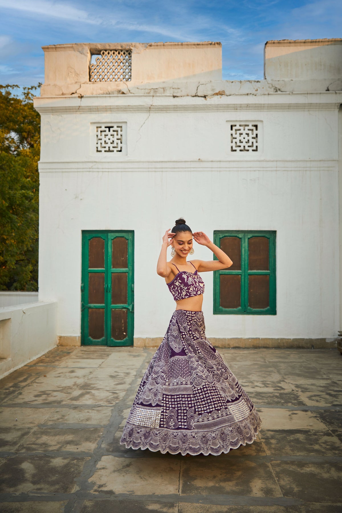 Parsi Gaara Lehenga