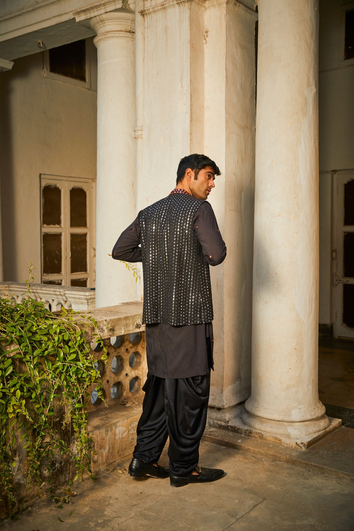 Rabari Mirrorwork Kurta With Dhotis