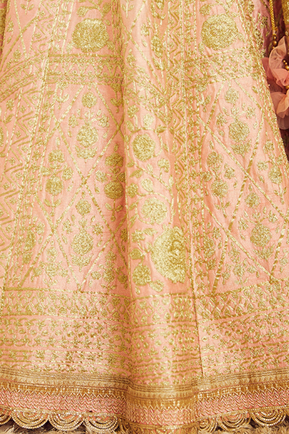 Light pink lehenga set