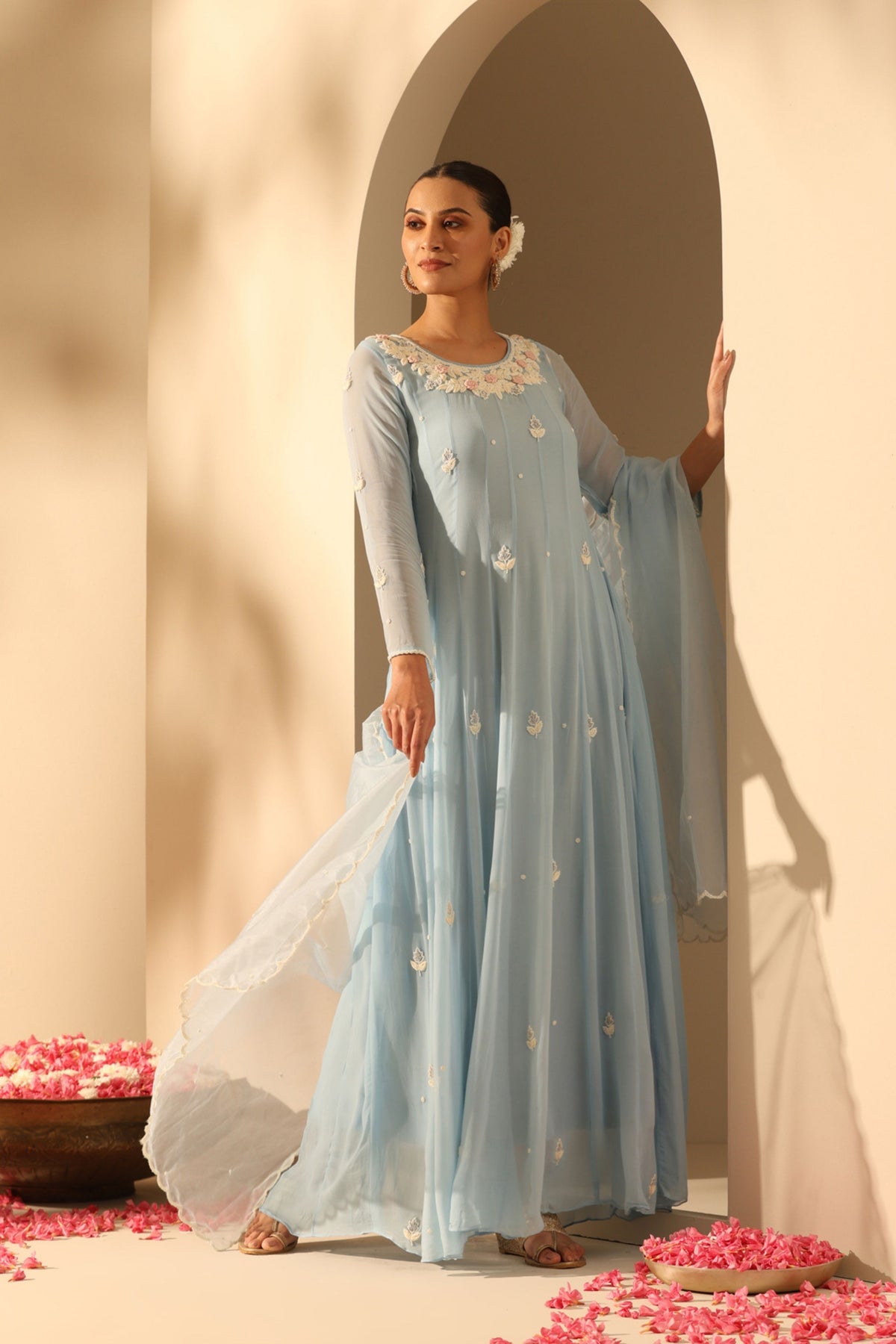 Aashi Blue Kurta Set