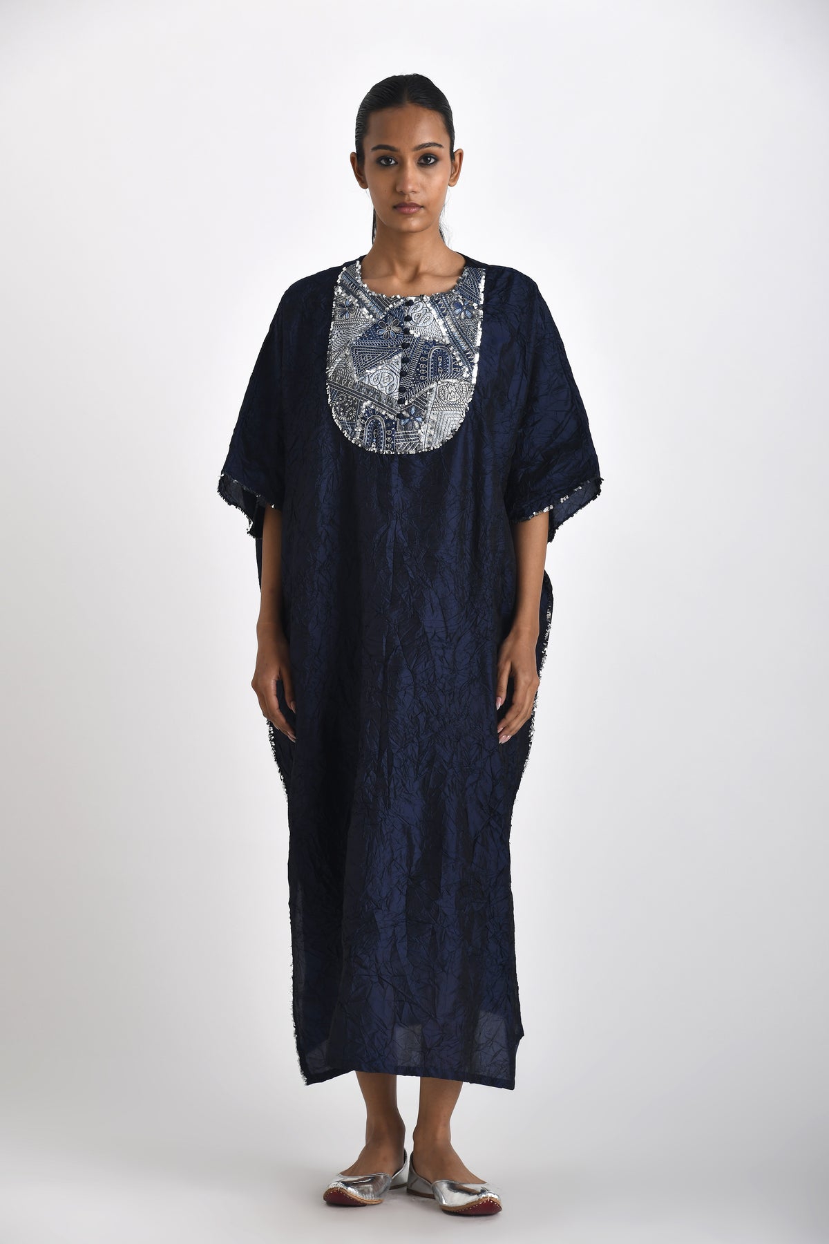 Veronia Embroidered Kaftan Dress