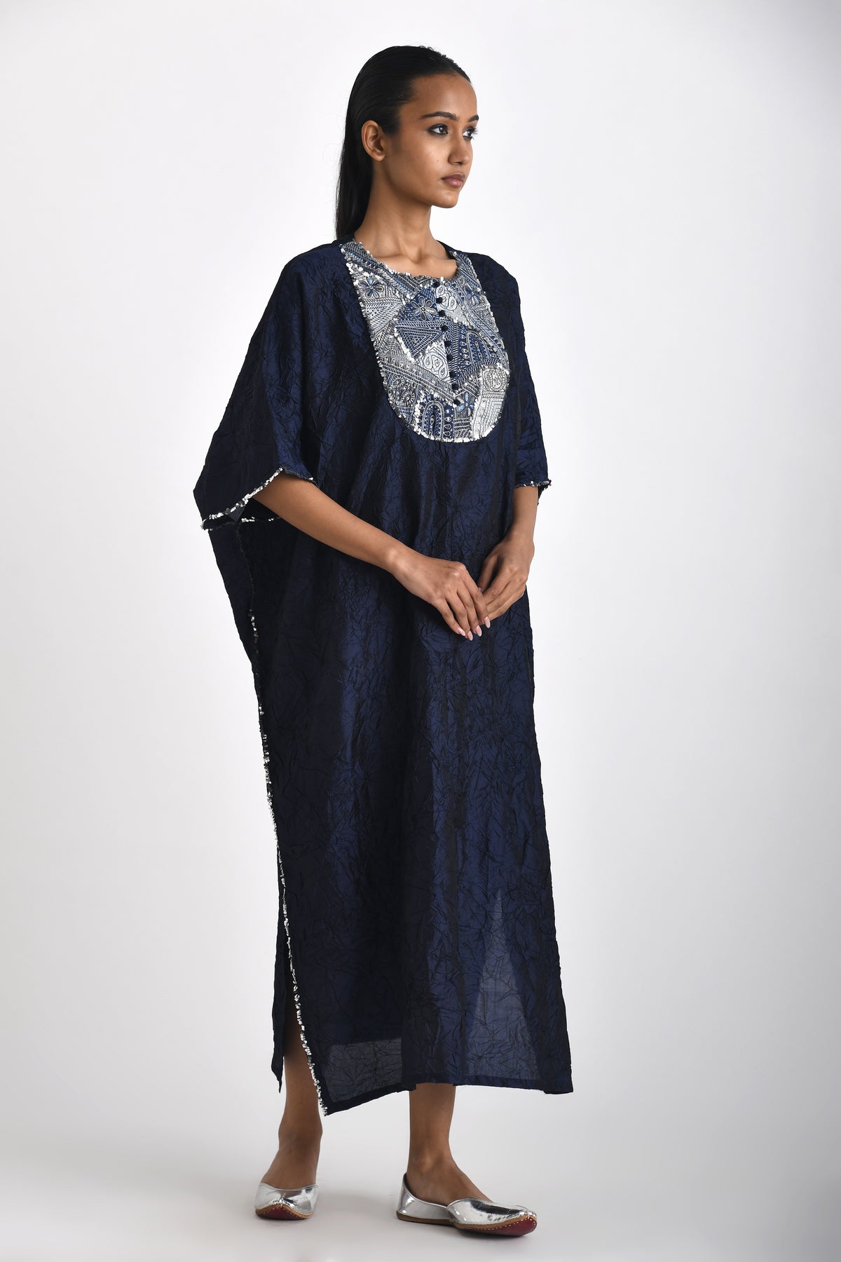 Veronia Embroidered Kaftan Dress