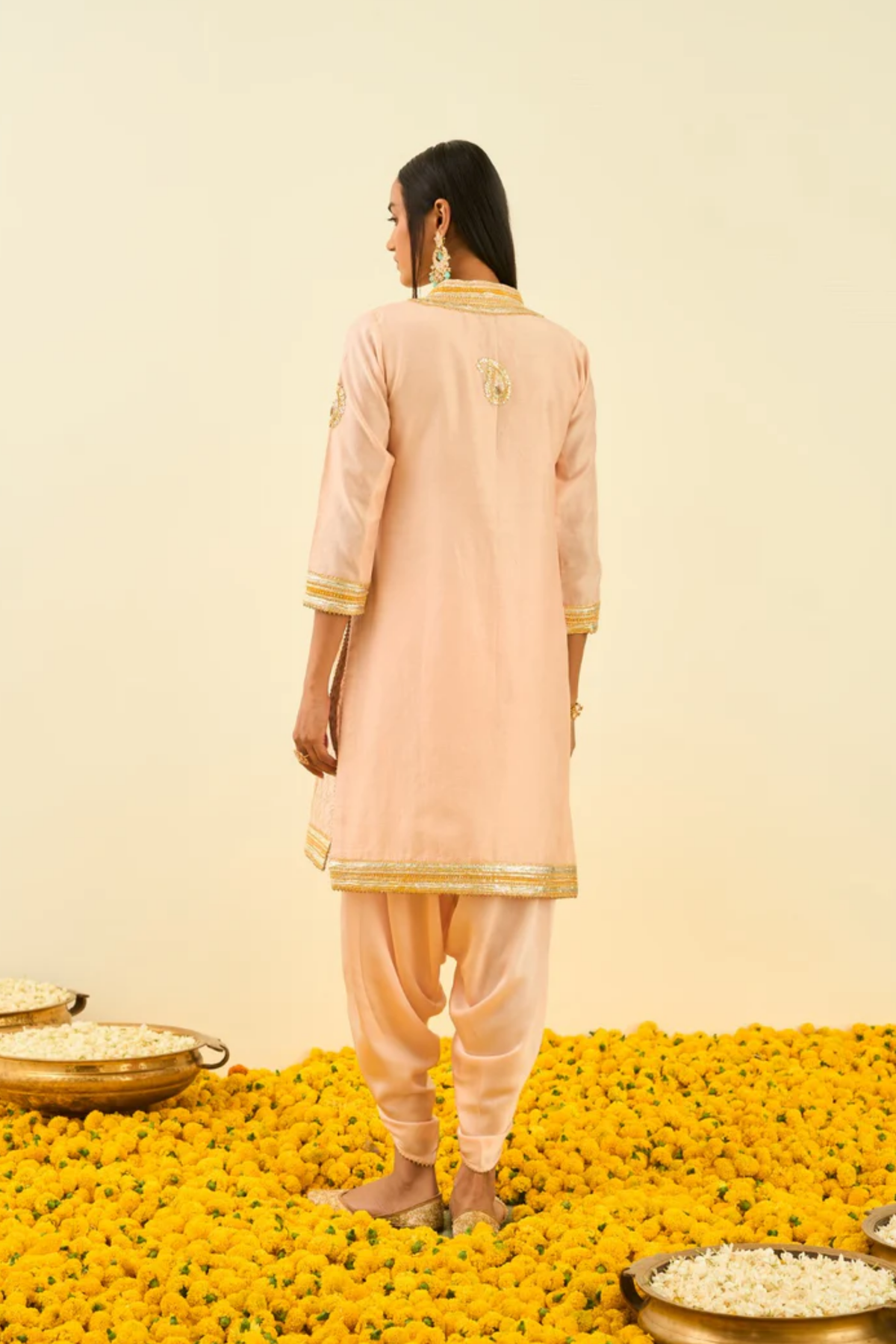 Aliza rosepink kurta set