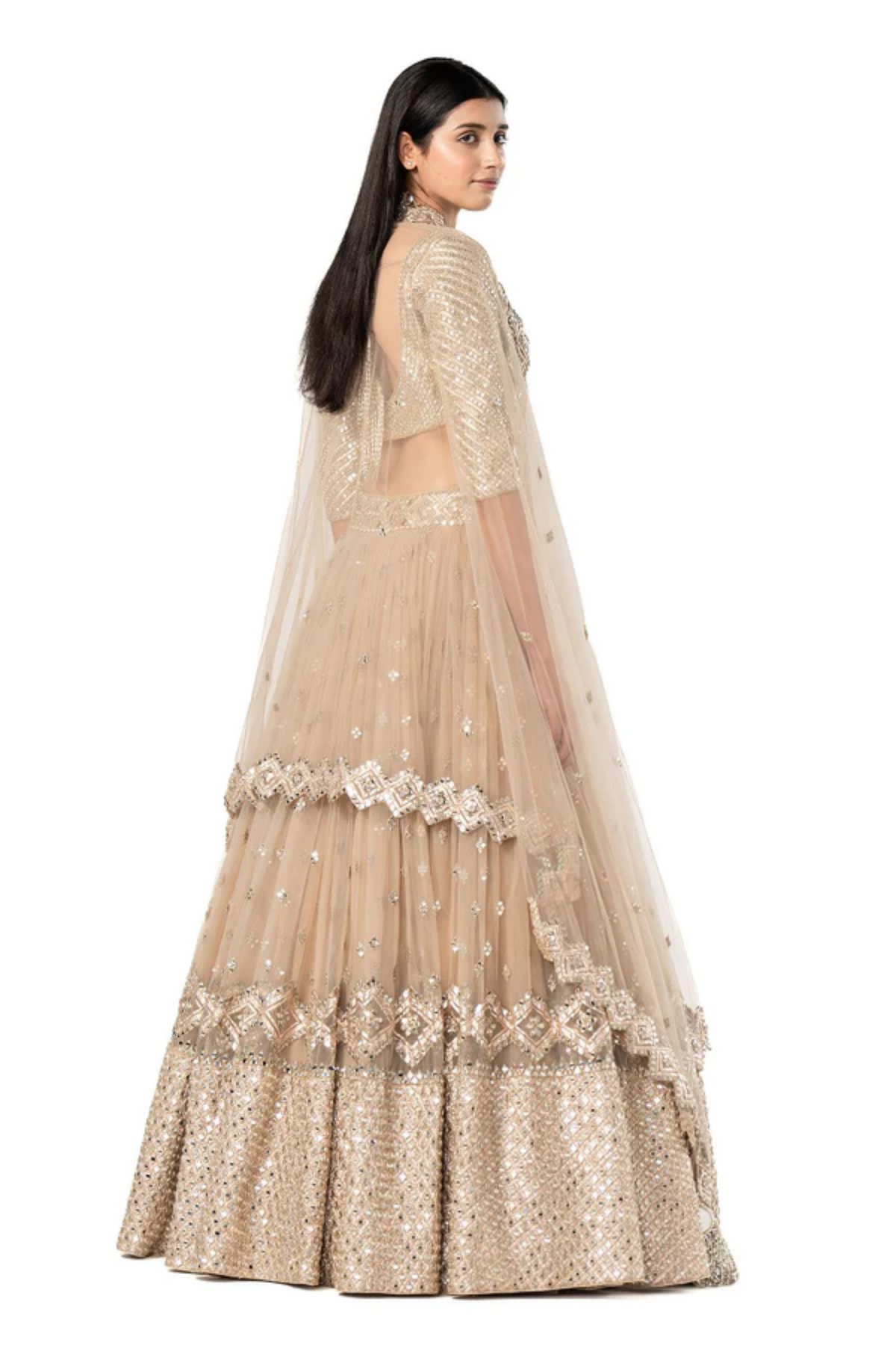 Gold Embellished Lehenga Set