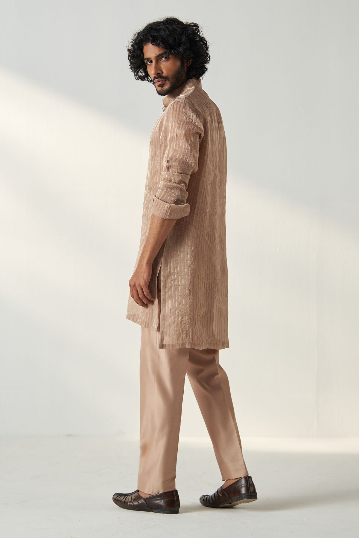 Fawn Naksh Kurta Set