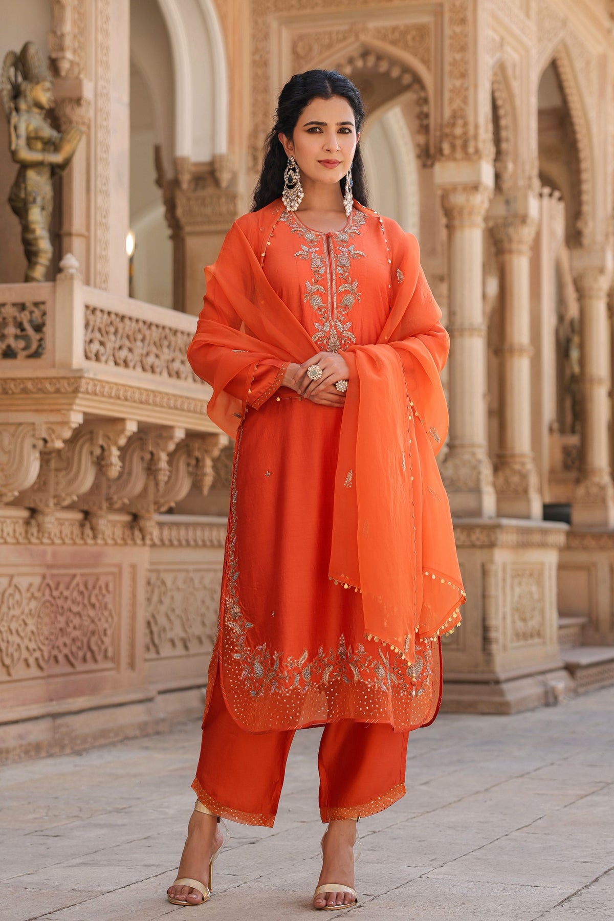 Riwayat Heavy Long Kurta Set