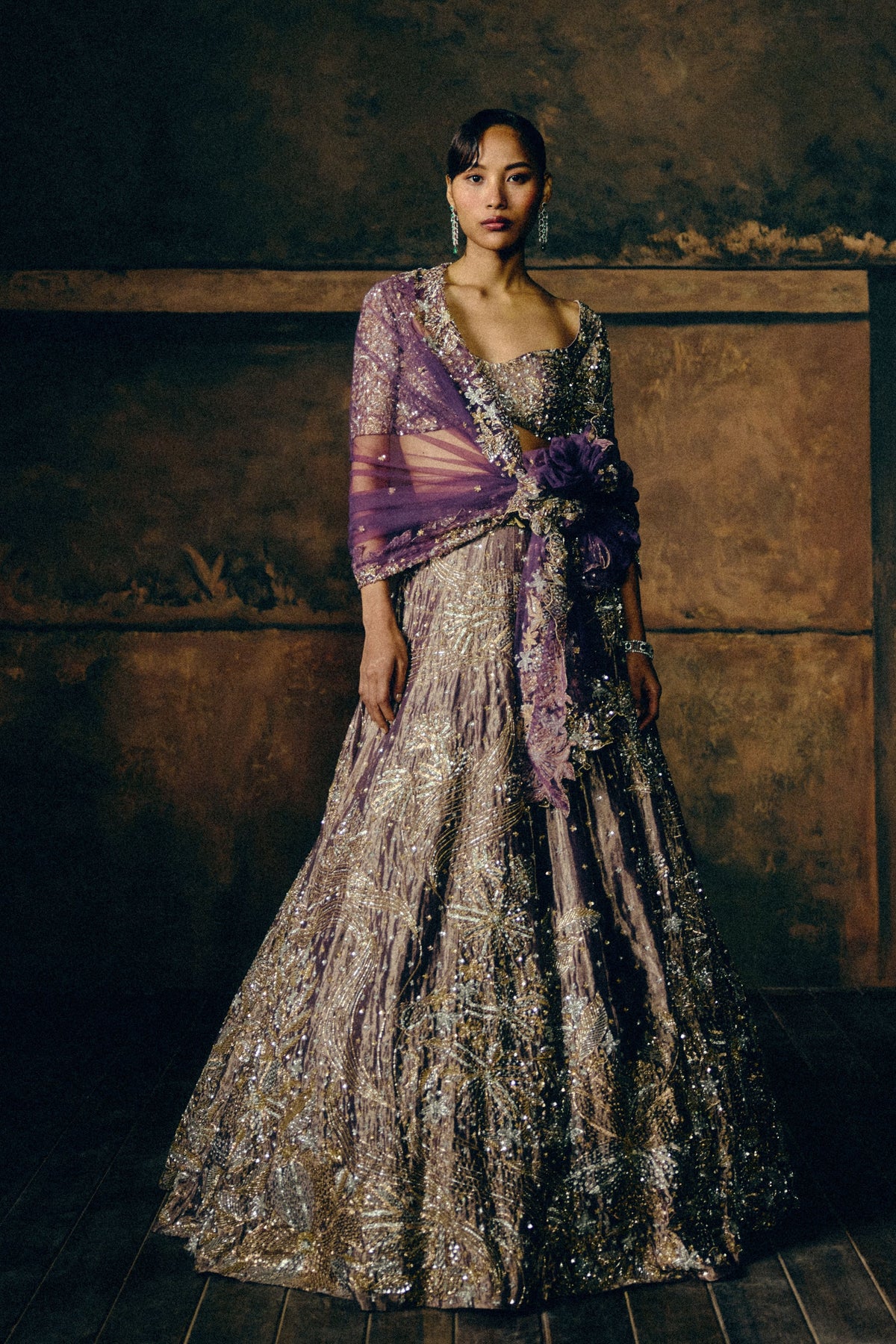 Violet Ridge Lehenga Set