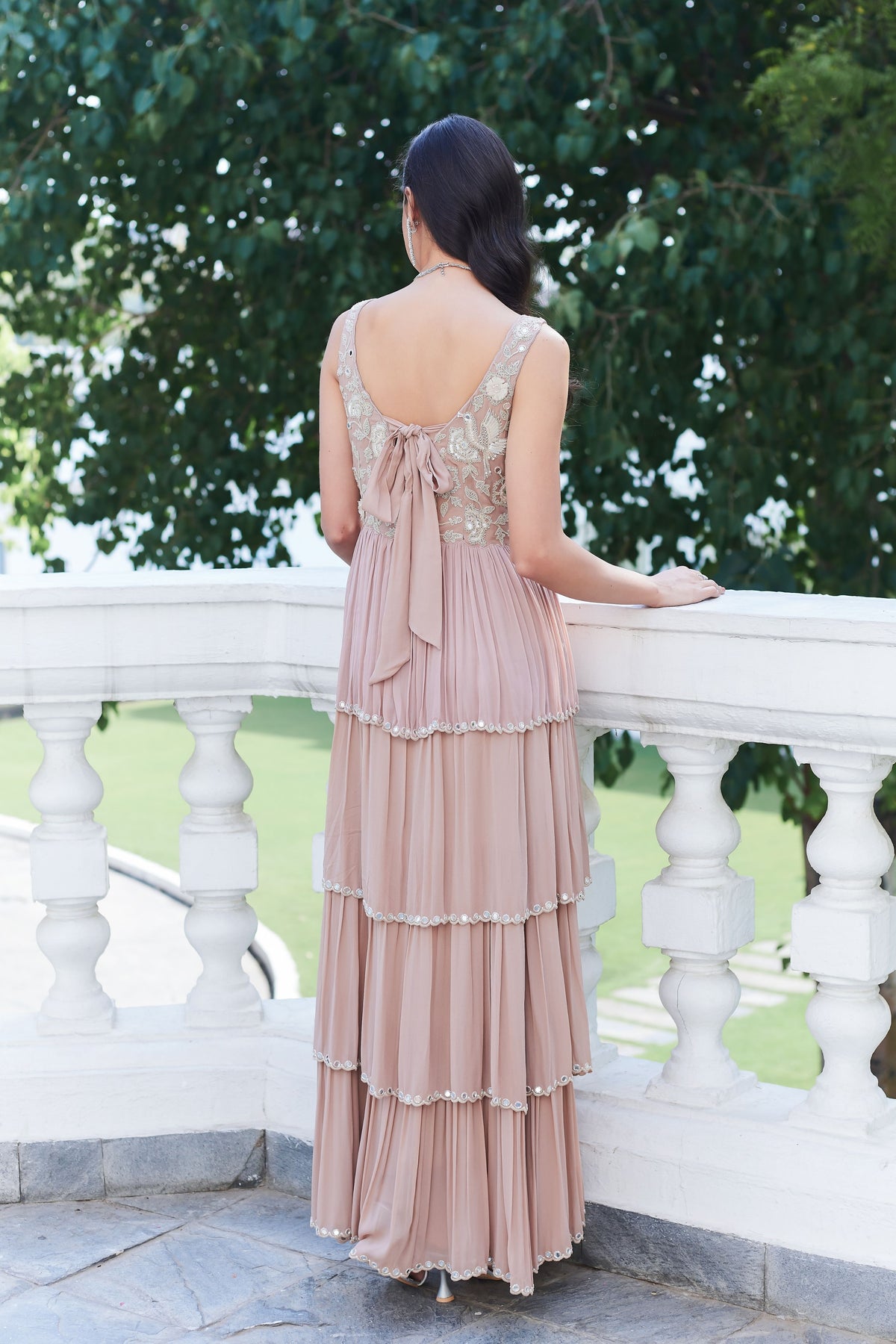 Pink Garden Party Tier Dress