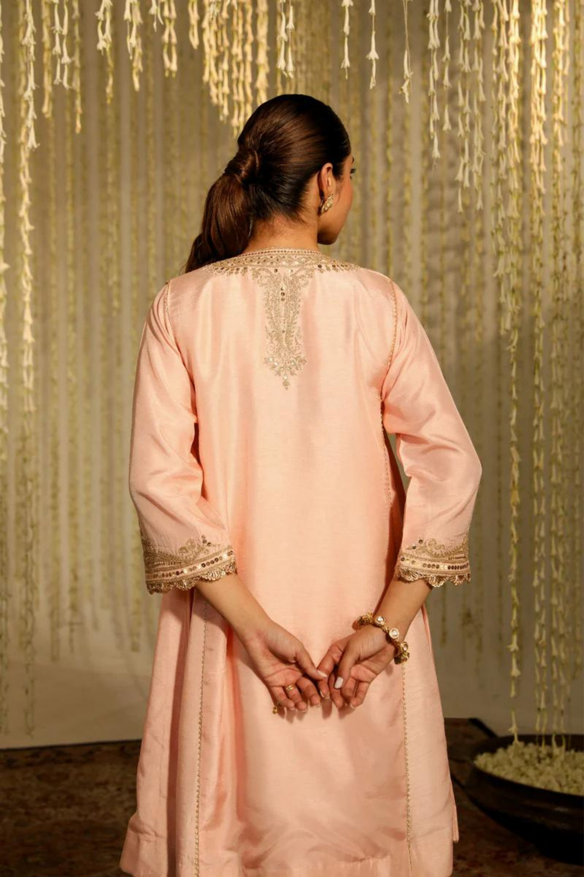 Mehnaaz Rose Pink Kurta Set