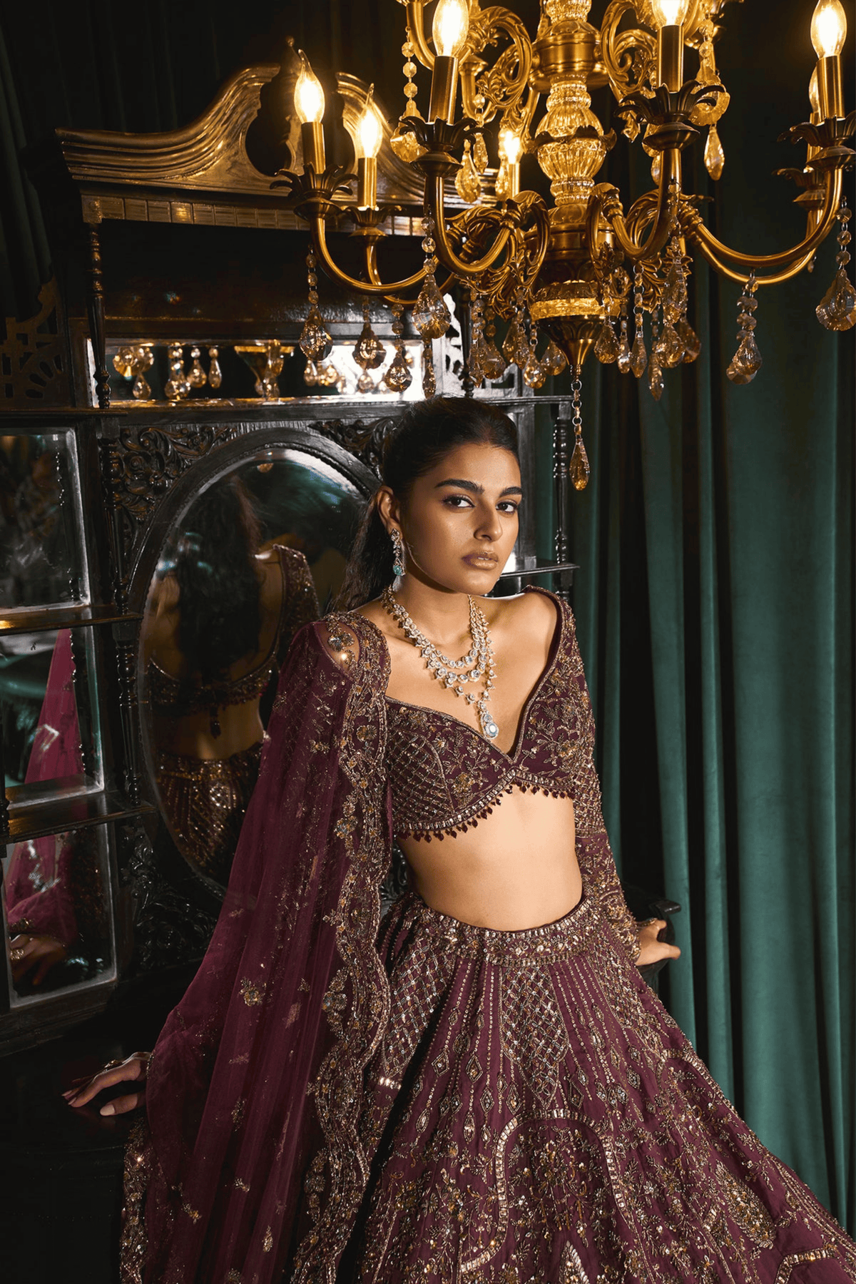 Mahruq Lehenga Set