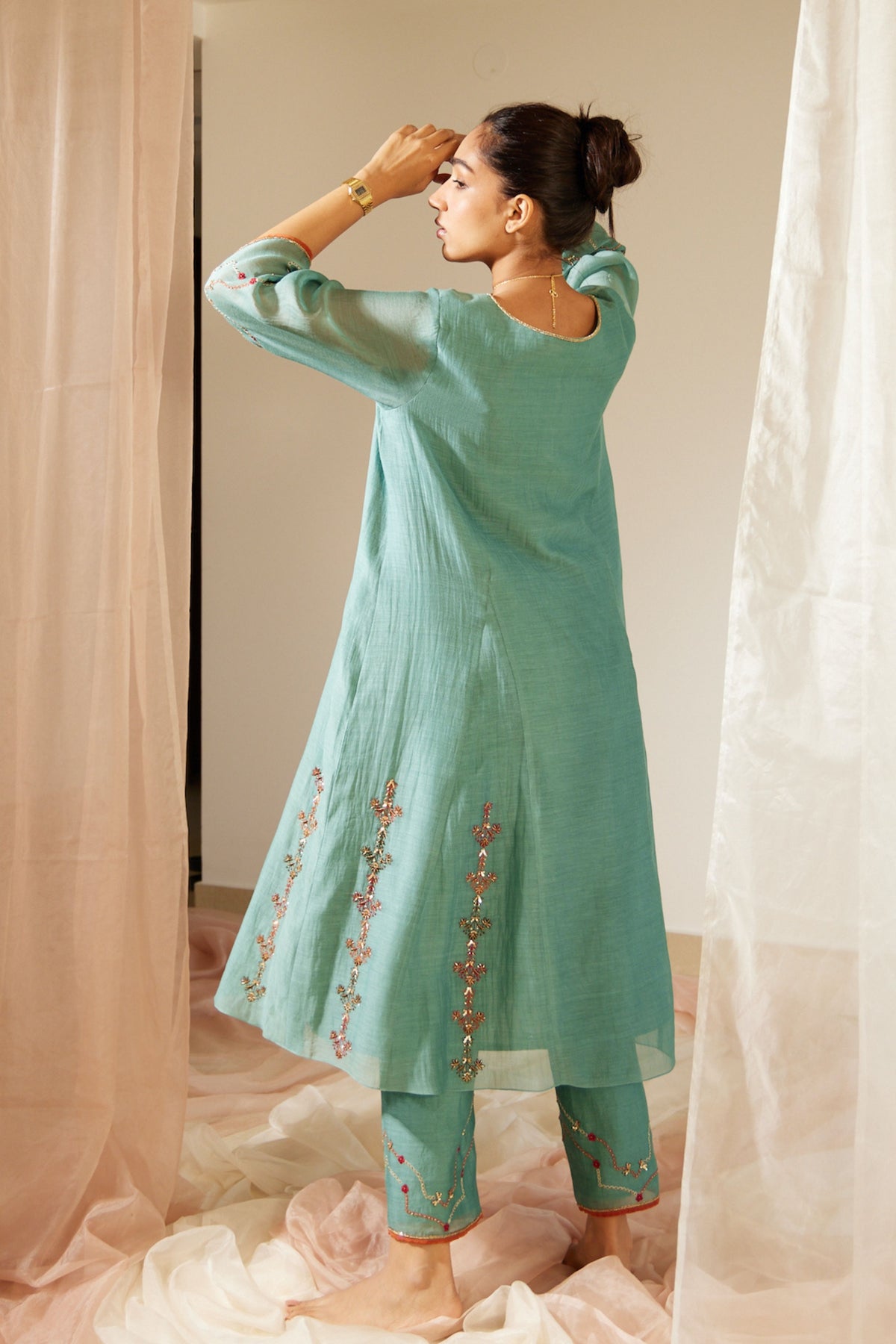 Blue Vrinda Kurta