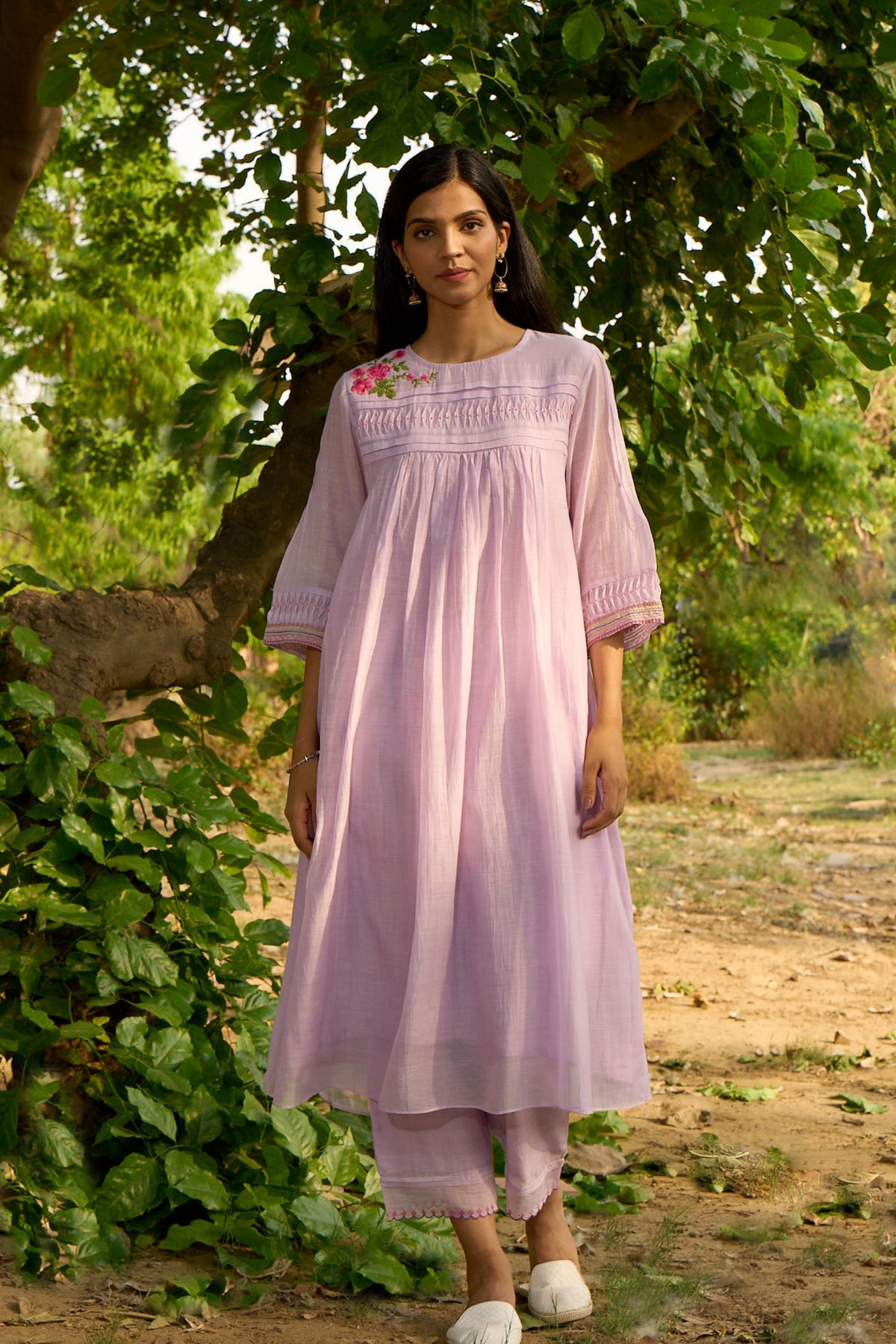 Delicate Pleats Kurta Set