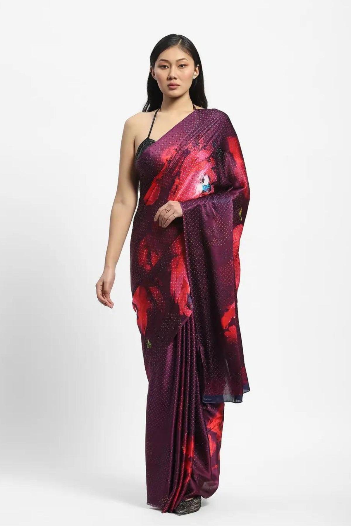 Lily Nebulae Saree