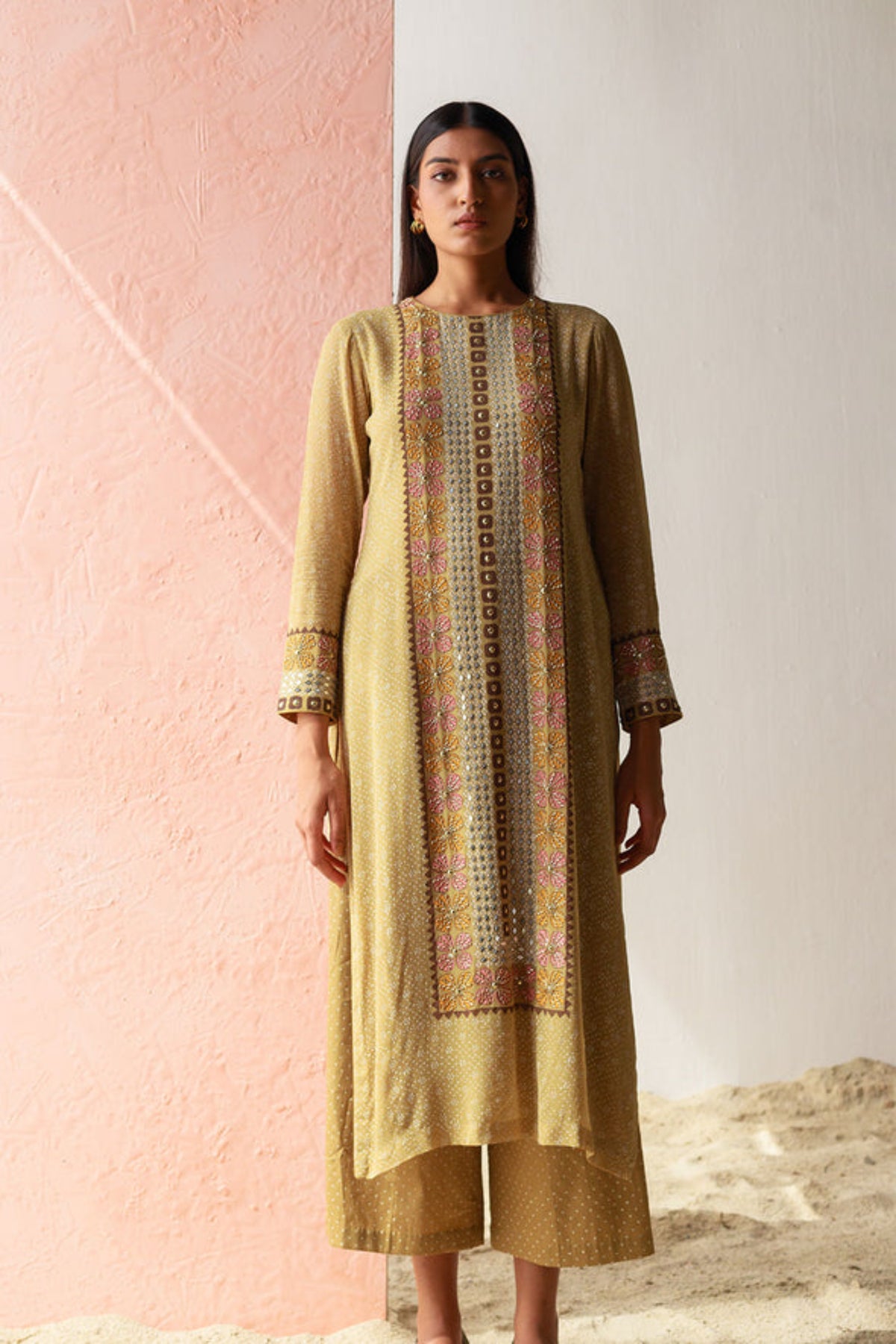 Moss ela kurta set