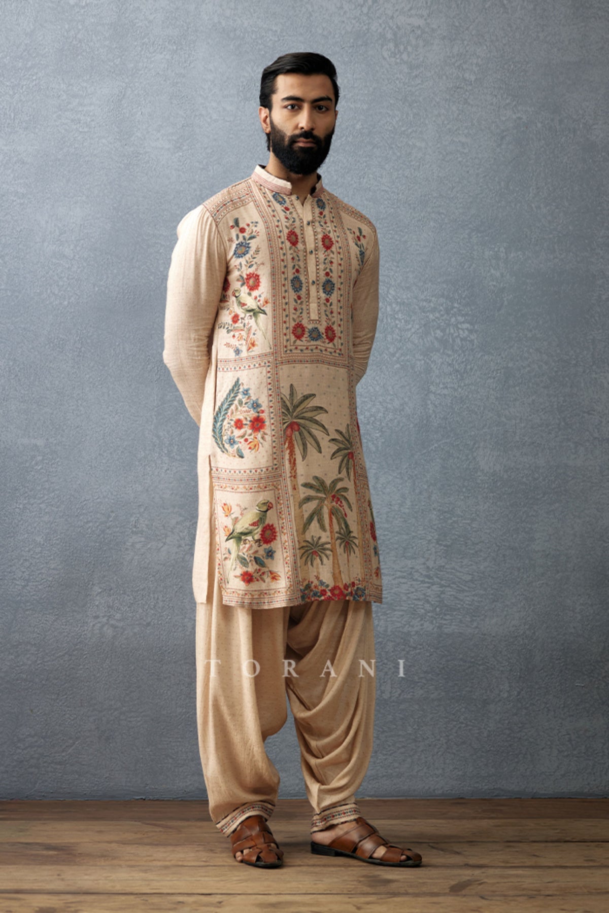 Badami Ashfaq Kurta Set