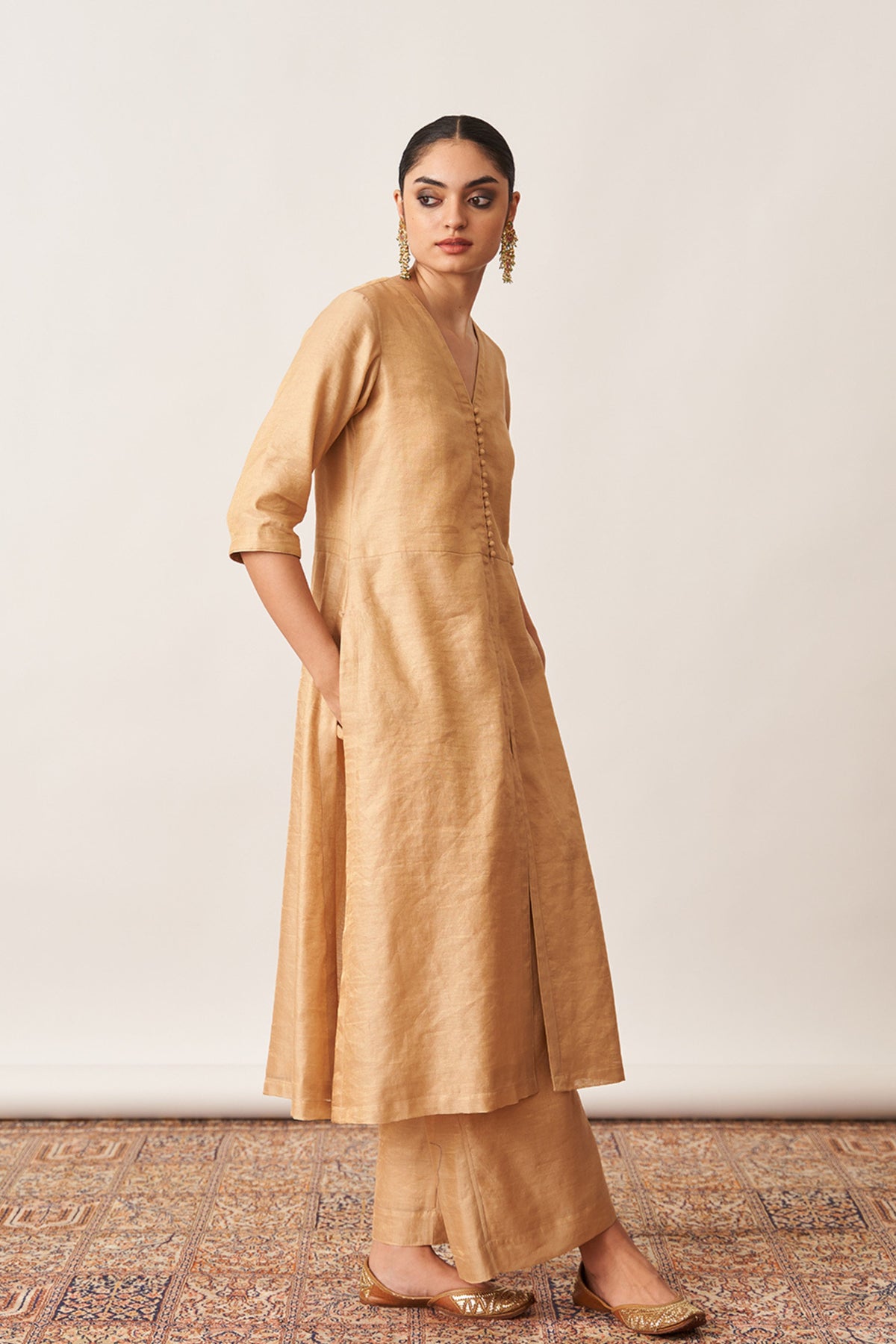 Light Gold Kurta