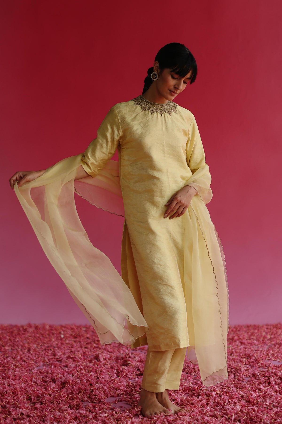 Manjari Yellow Pant