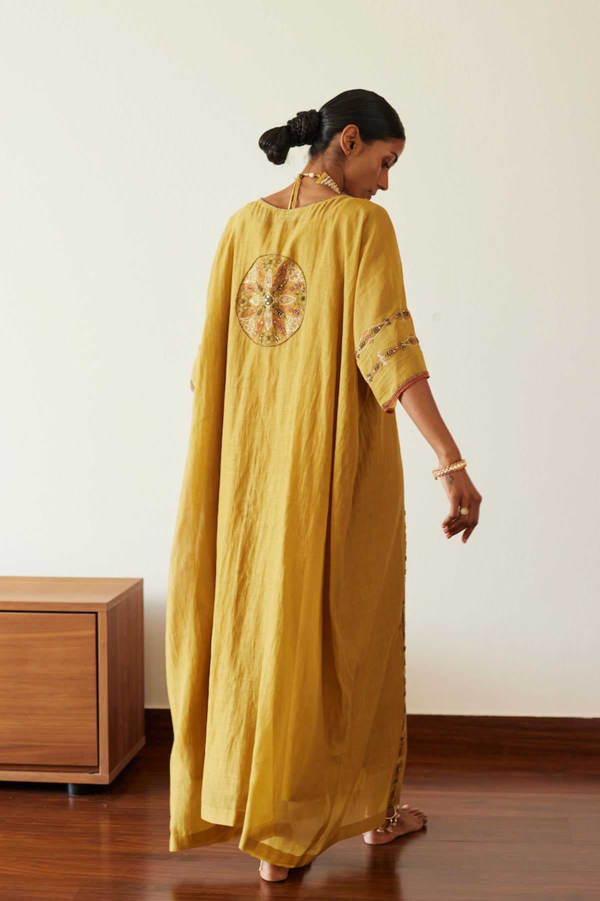 Yellow Uday Kaftan