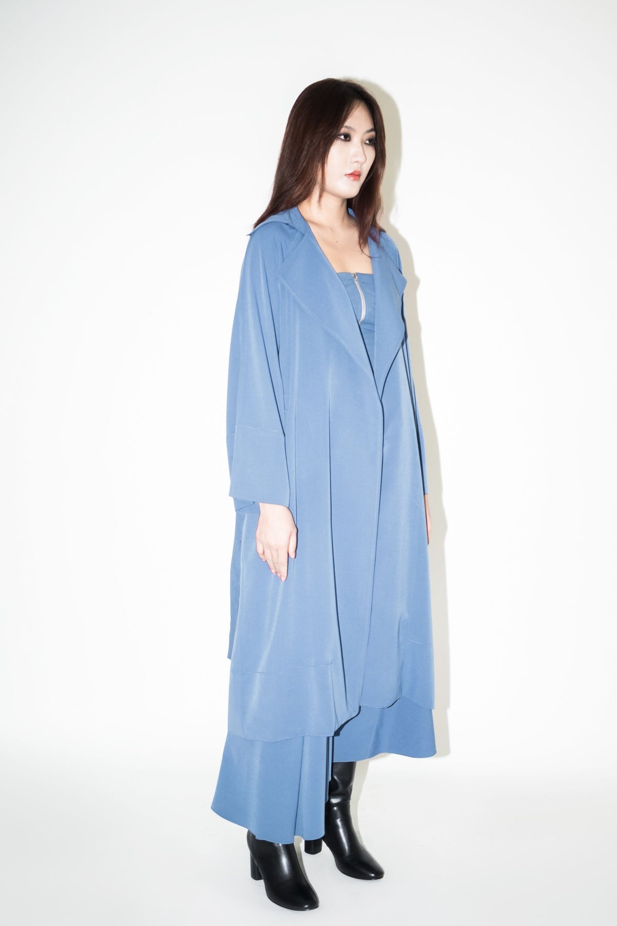 Alma Azure Trench Coat