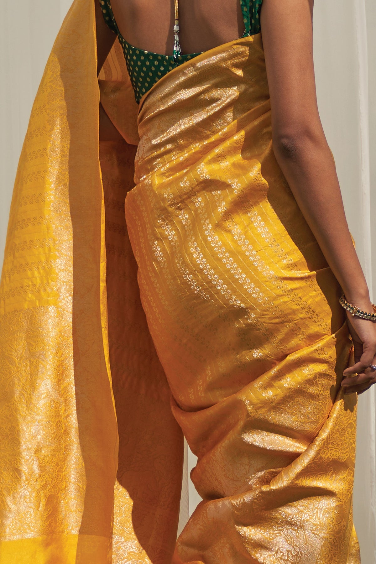 Nitara Yellow Saree