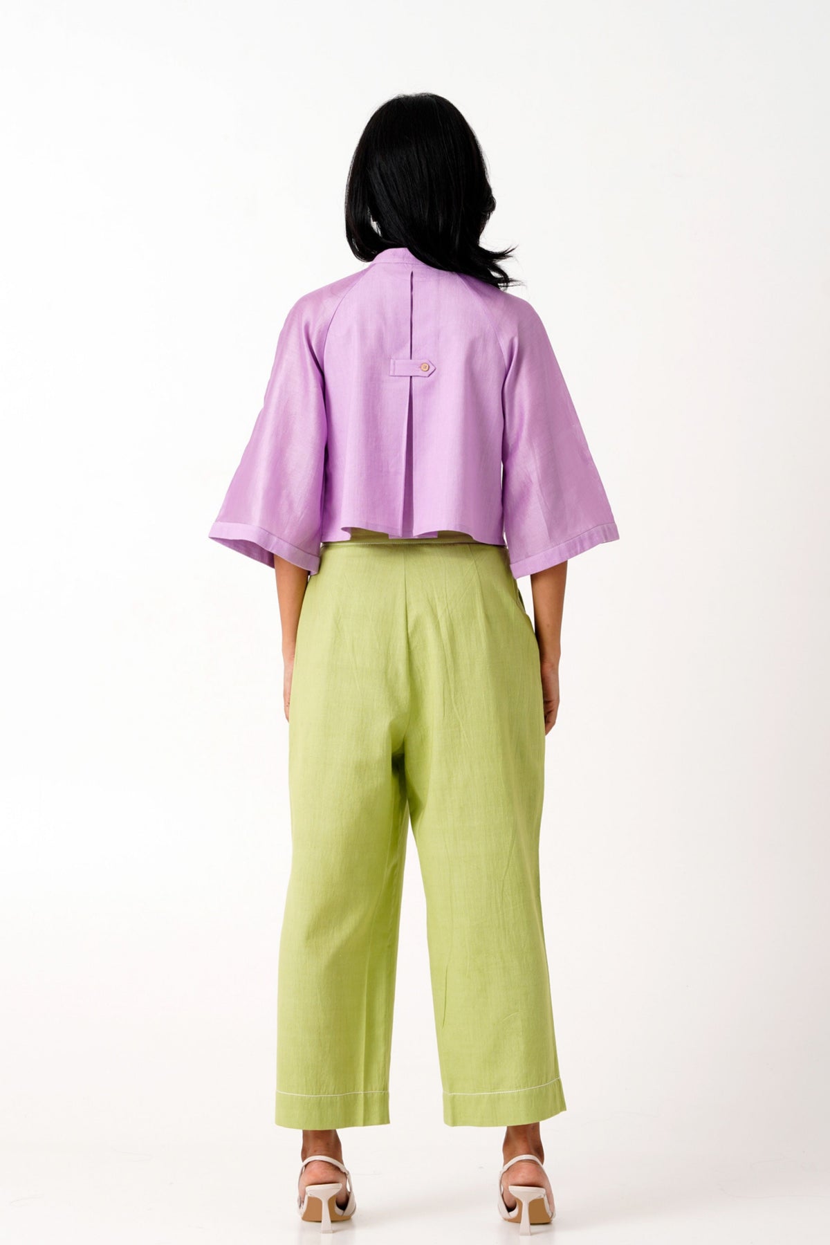 Zola Crop Shirt and Pant Set